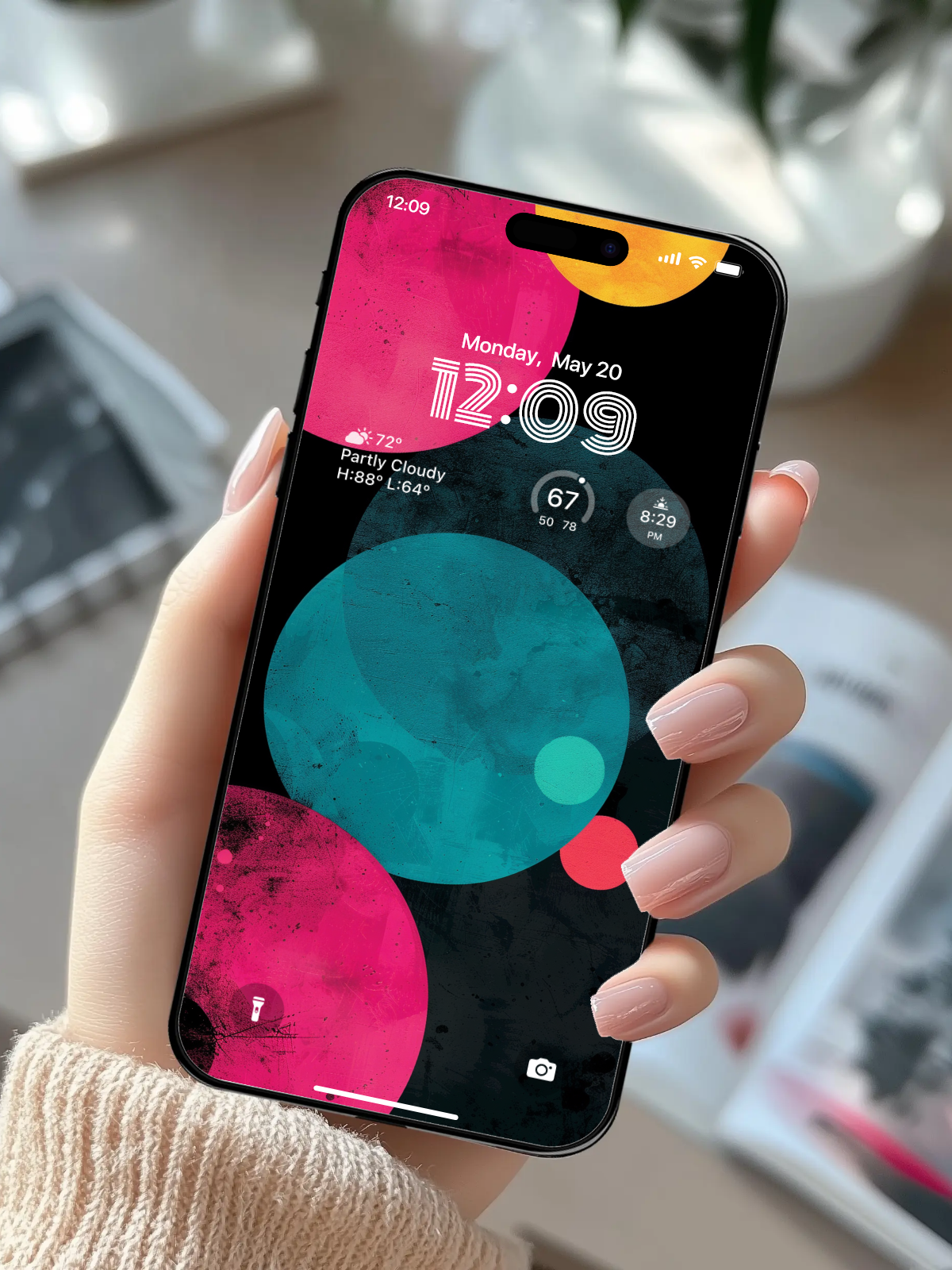 4K HD 壁紙の背景 - iPhone および Android 向け Black Universe Series20