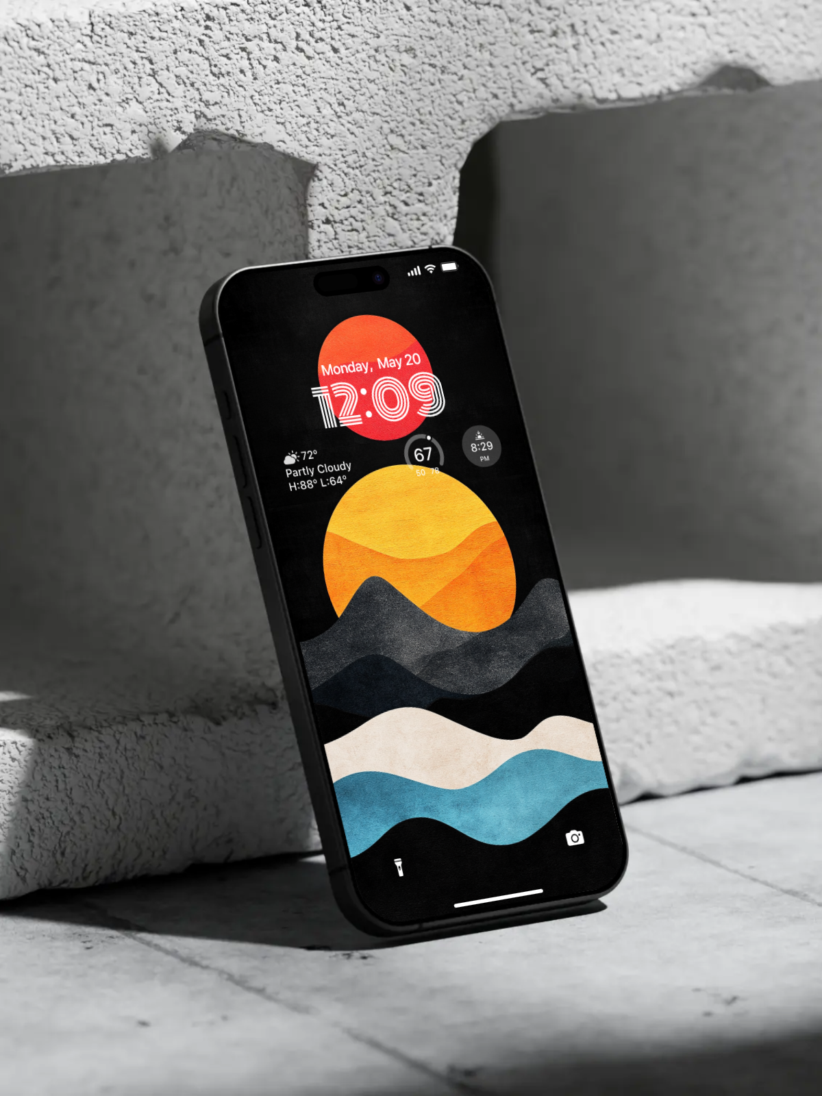 4K HD 壁紙の背景 - iPhone および Android 向け Black Universe Series20