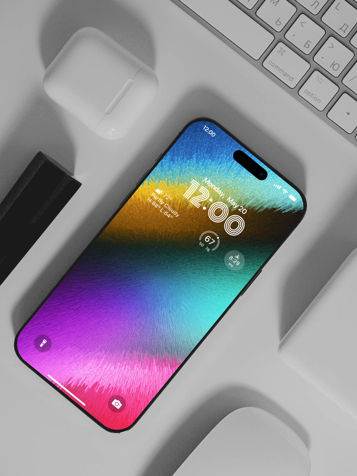 4K HD 壁紙の背景 - iPhone および Android 向け Black Universe Series20