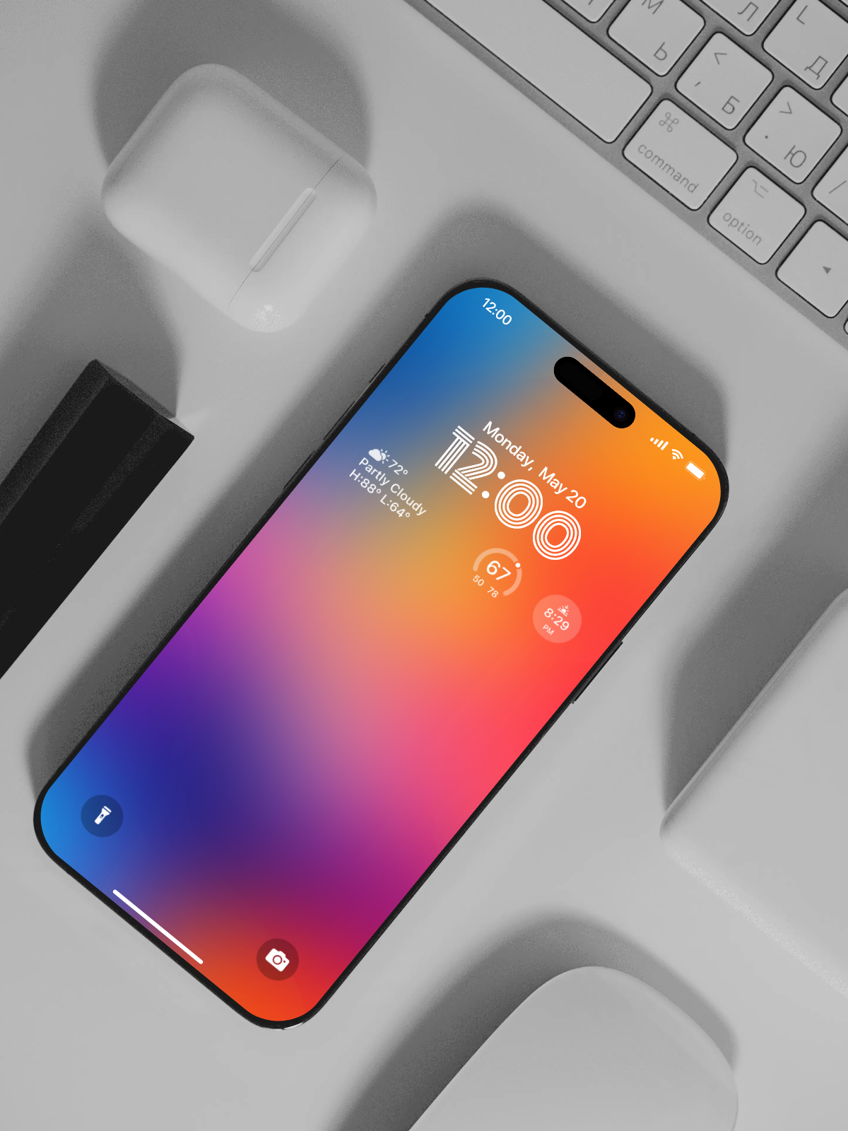 4K HD 壁紙の背景 - iPhone および Android 向け Black Universe Series20