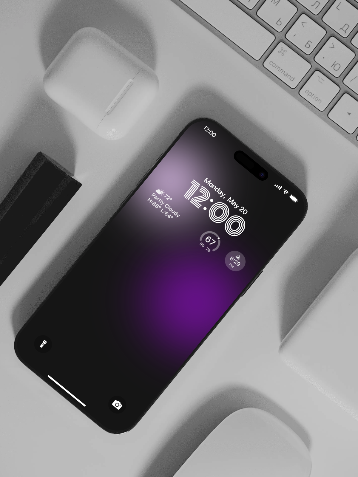 4K HD 壁紙の背景 - iPhone および Android 向け Black Universe Series20