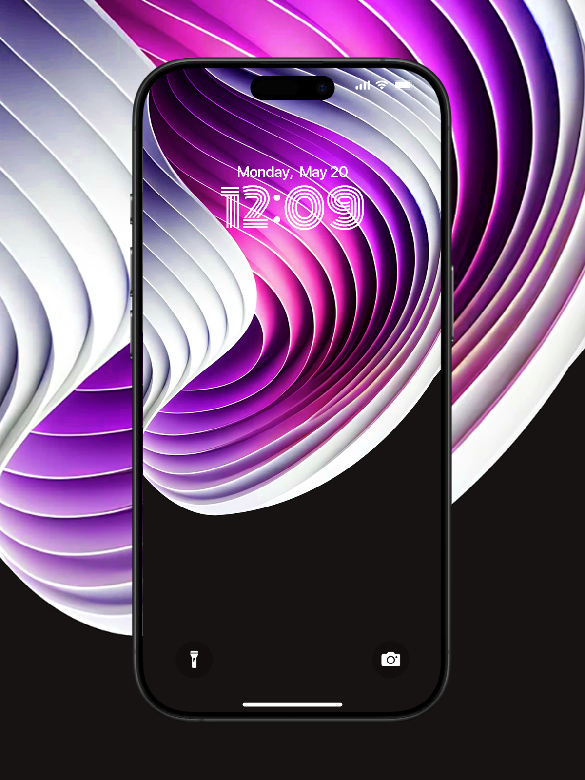 4K HD 壁紙の背景 - iPhone および Android 向け Black Universe Series20