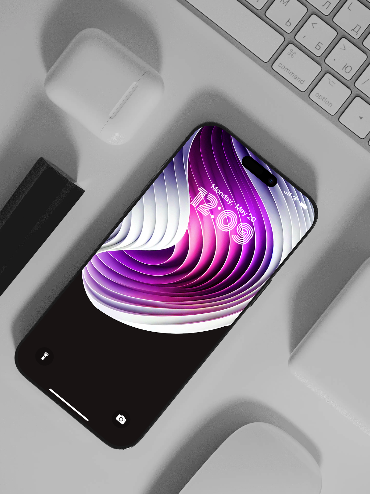 4K HD 壁紙の背景 - iPhone および Android 向け Black Universe Series20