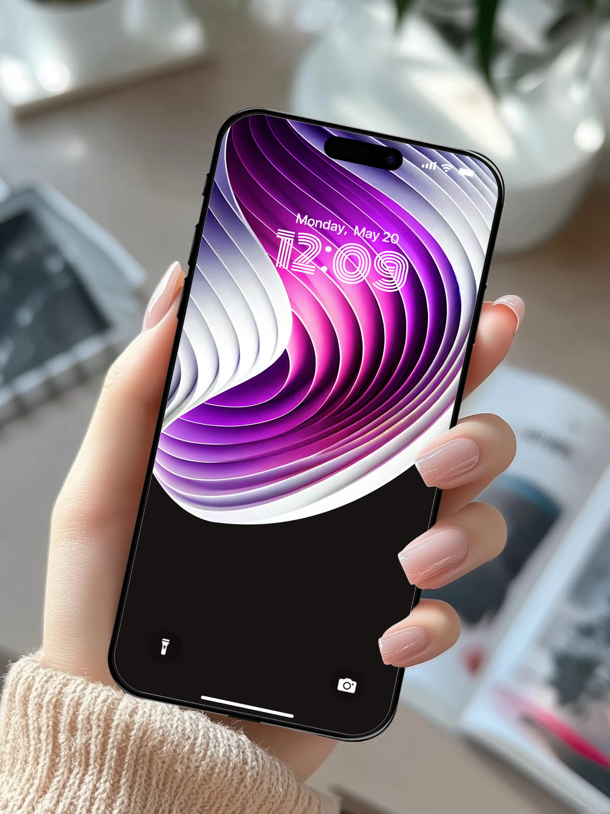 4K HD 壁紙の背景 - iPhone および Android 向け Black Universe Series20