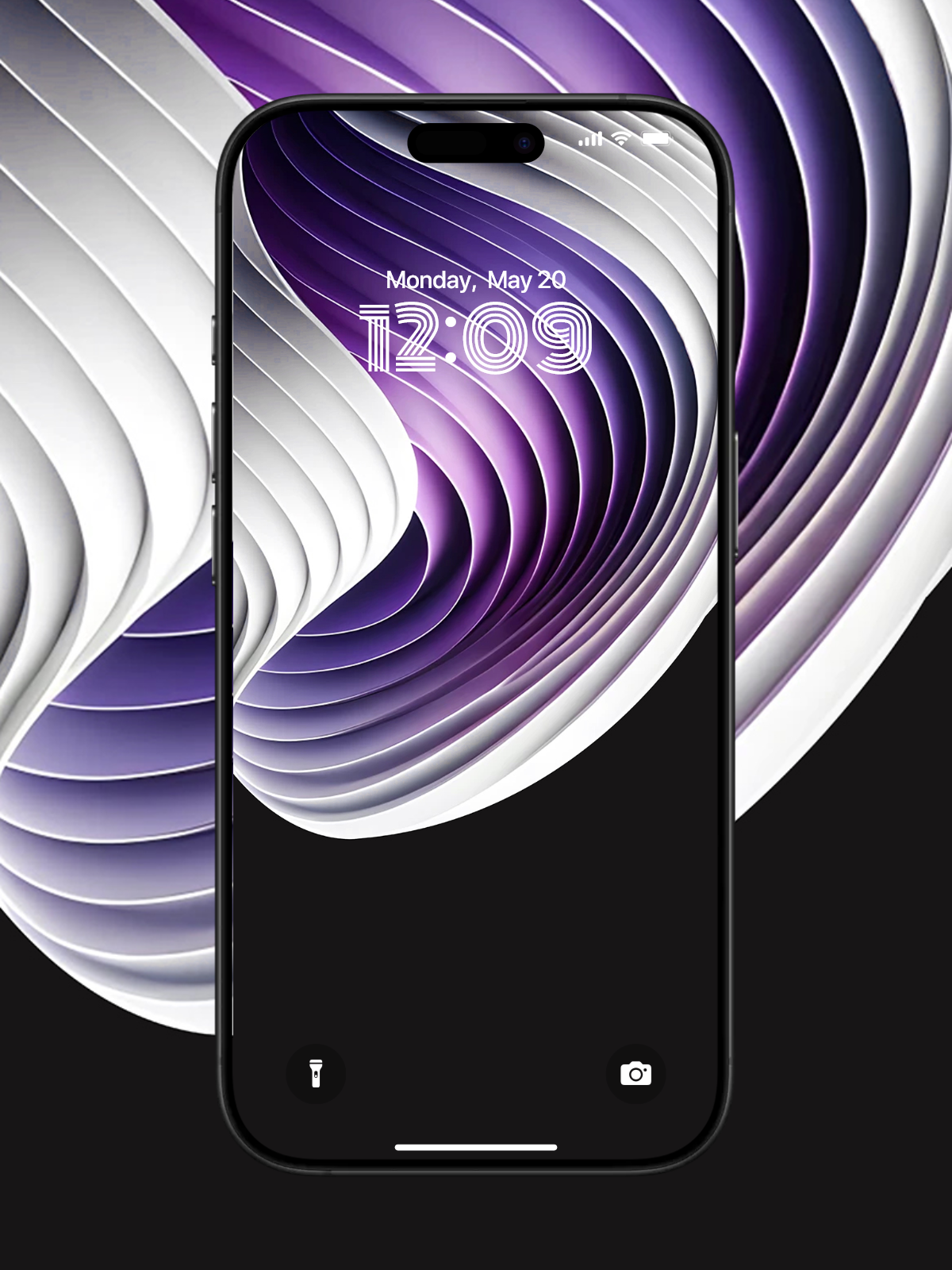 4K HD 壁紙の背景 - iPhone および Android 向け Black Universe Series20