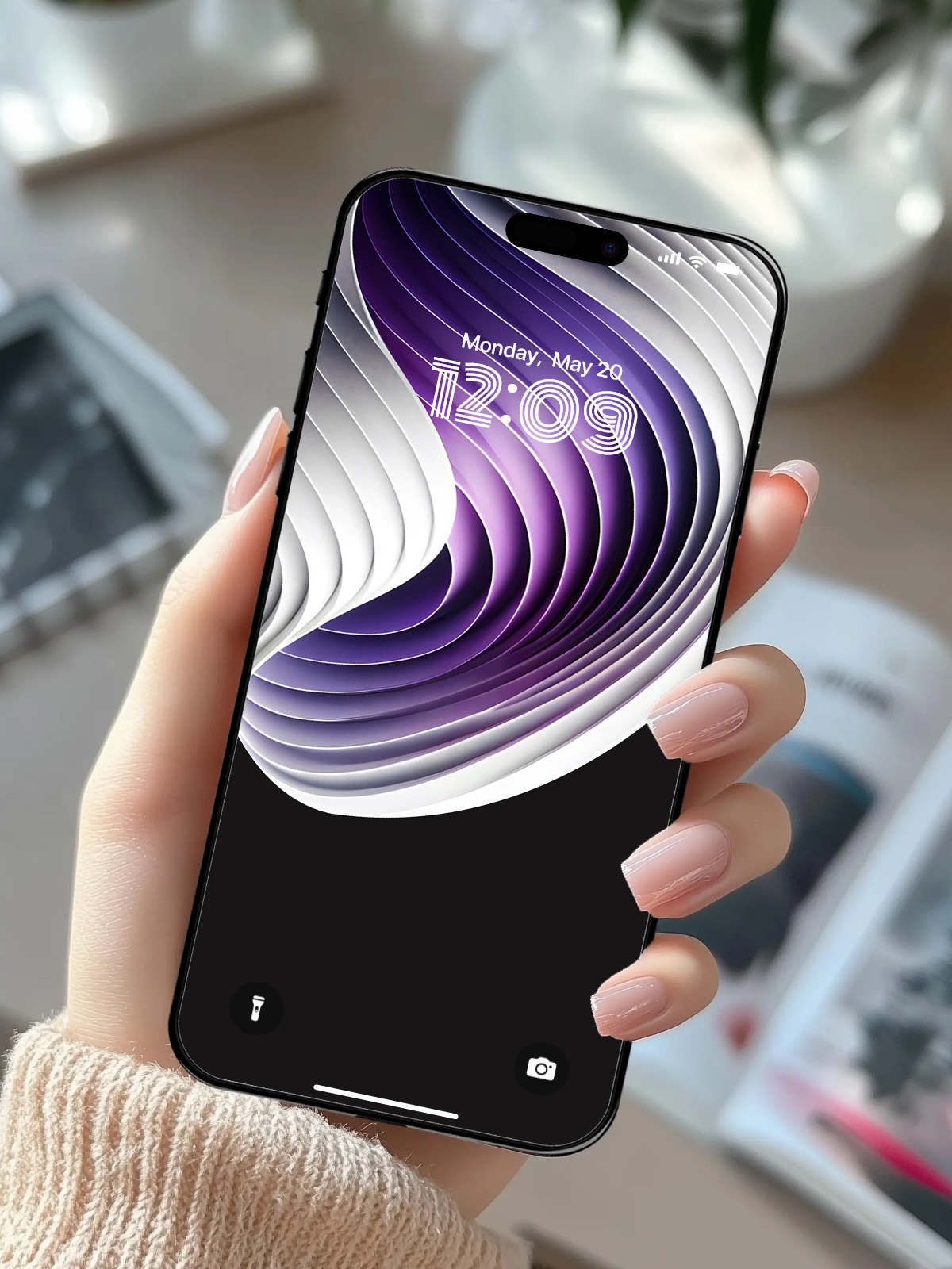 4K HD 壁紙の背景 - iPhone および Android 向け Black Universe Series20