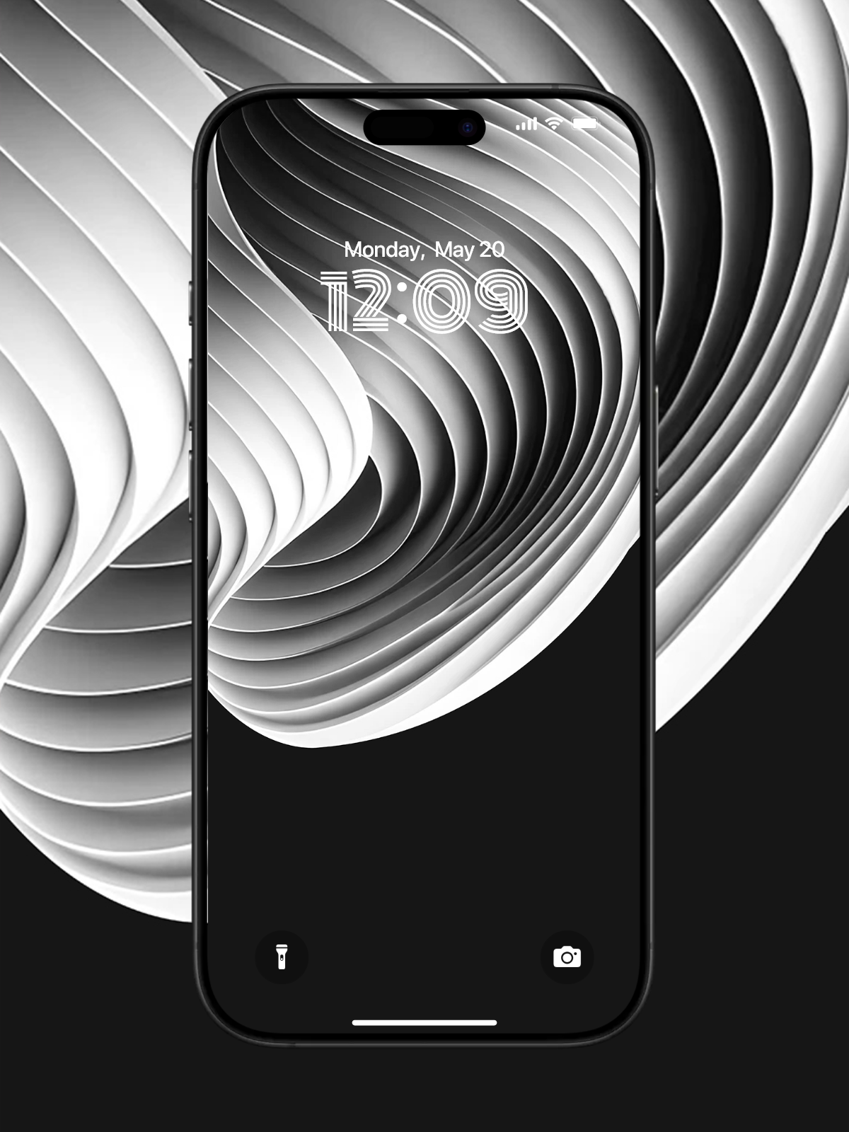 4K HD 壁紙の背景 - iPhone および Android 向け Black Universe Series20