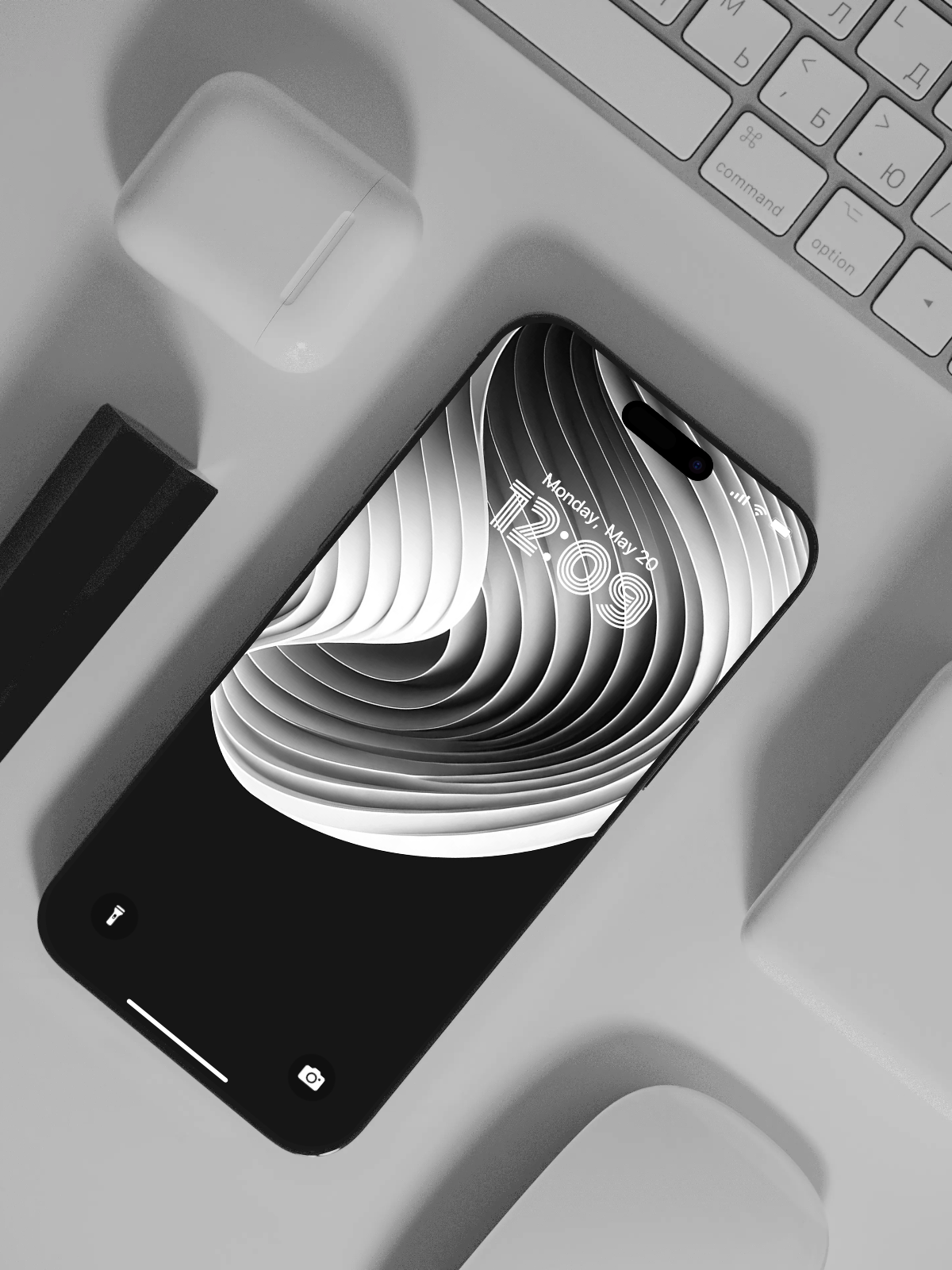 4K HD 壁紙の背景 - iPhone および Android 向け Black Universe Series20