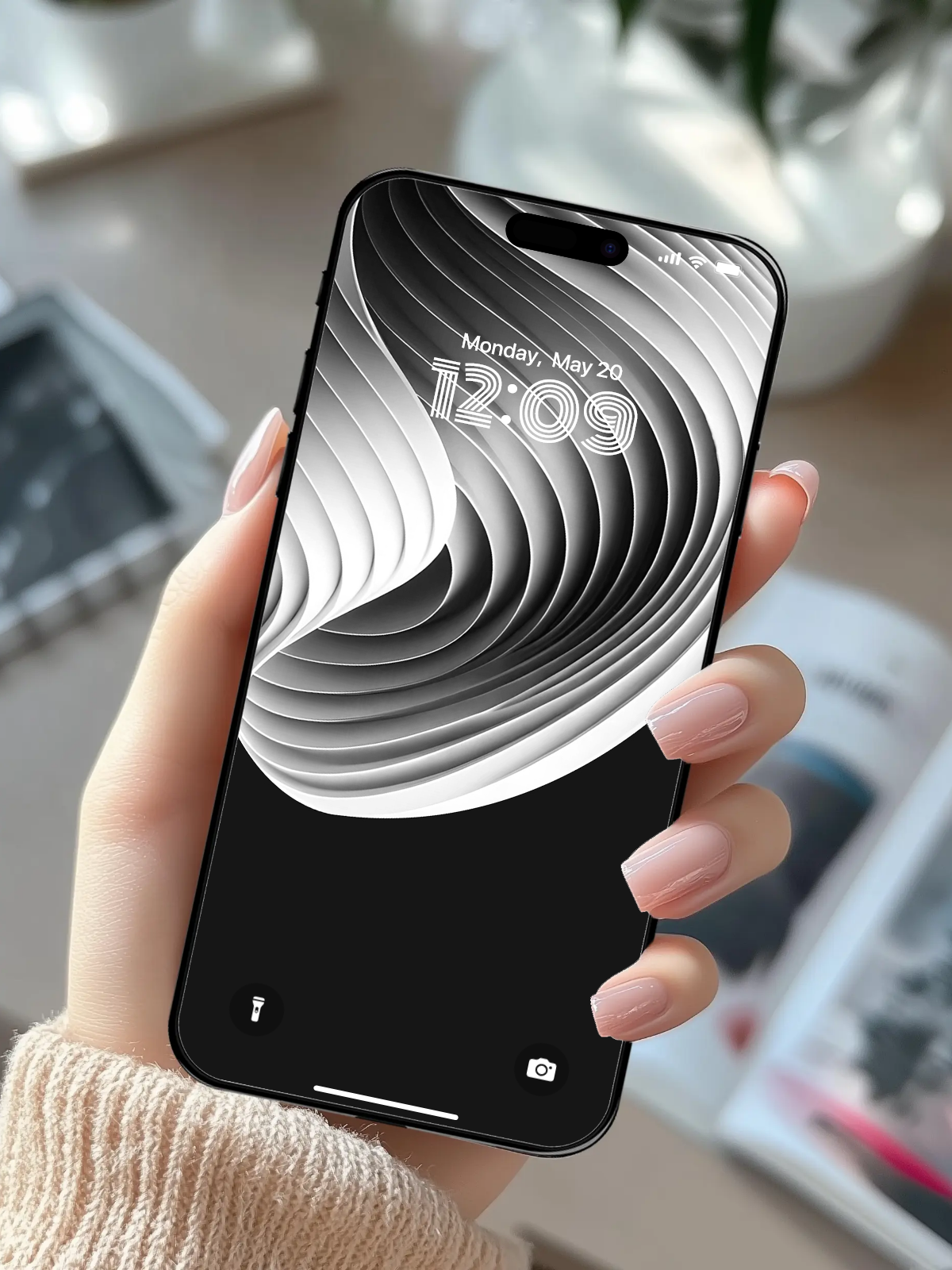 4K HD 壁紙の背景 - iPhone および Android 向け Black Universe Series20