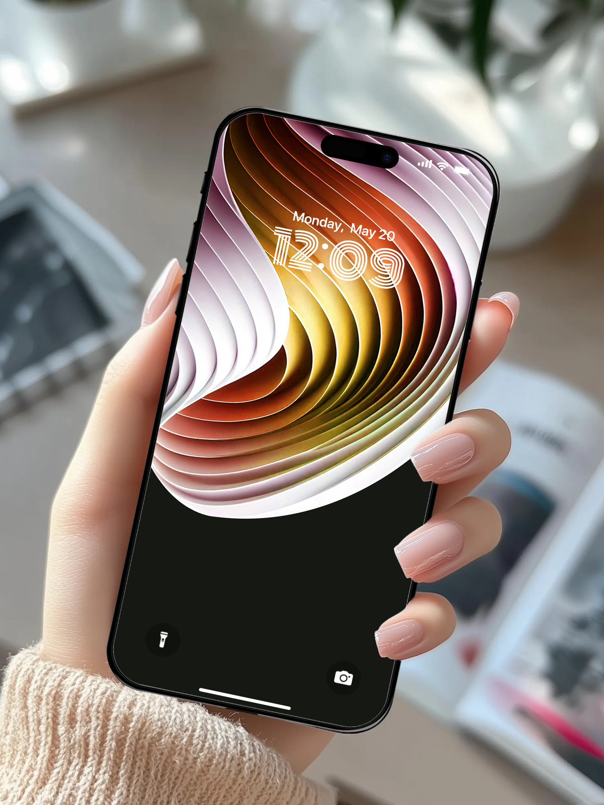4K HD 壁紙の背景 - iPhone および Android 向け Black Universe Series20