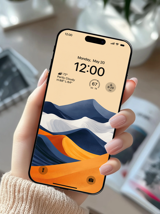 4K HD Phone Wallpaper Background -  Minimalist Gradient Style wallpapers for iPhone and Android