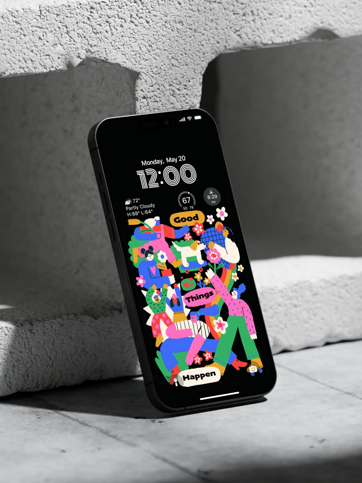 4K HD 壁紙の背景 - iPhone および Android 向け Black Universe Series20