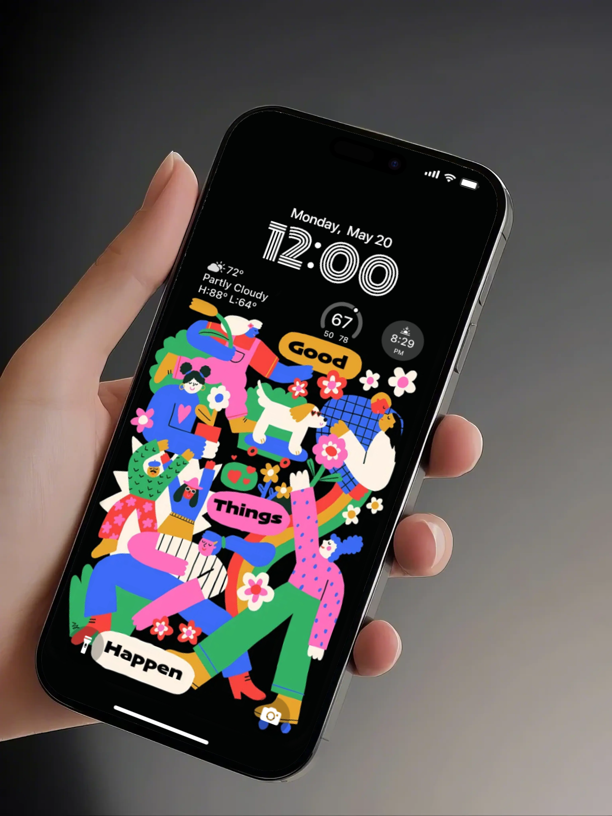 4K HD 壁紙の背景 - iPhone および Android 向け Black Universe Series20