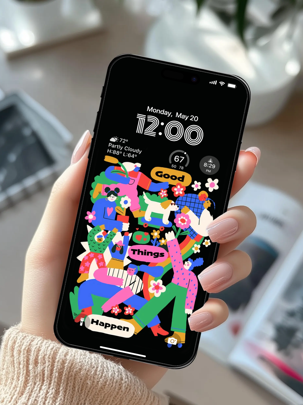 4K HD 壁紙の背景 - iPhone および Android 向け Black Universe Series20