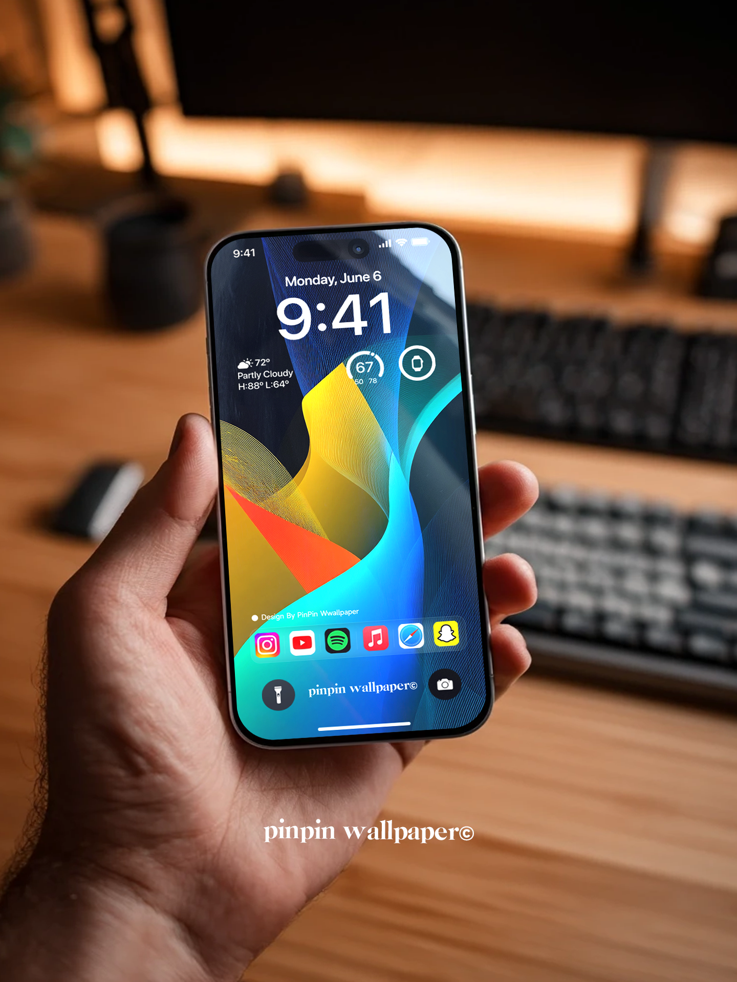 4K HD 壁紙の背景 - iPhone および Android 向け Black Universe Series20
