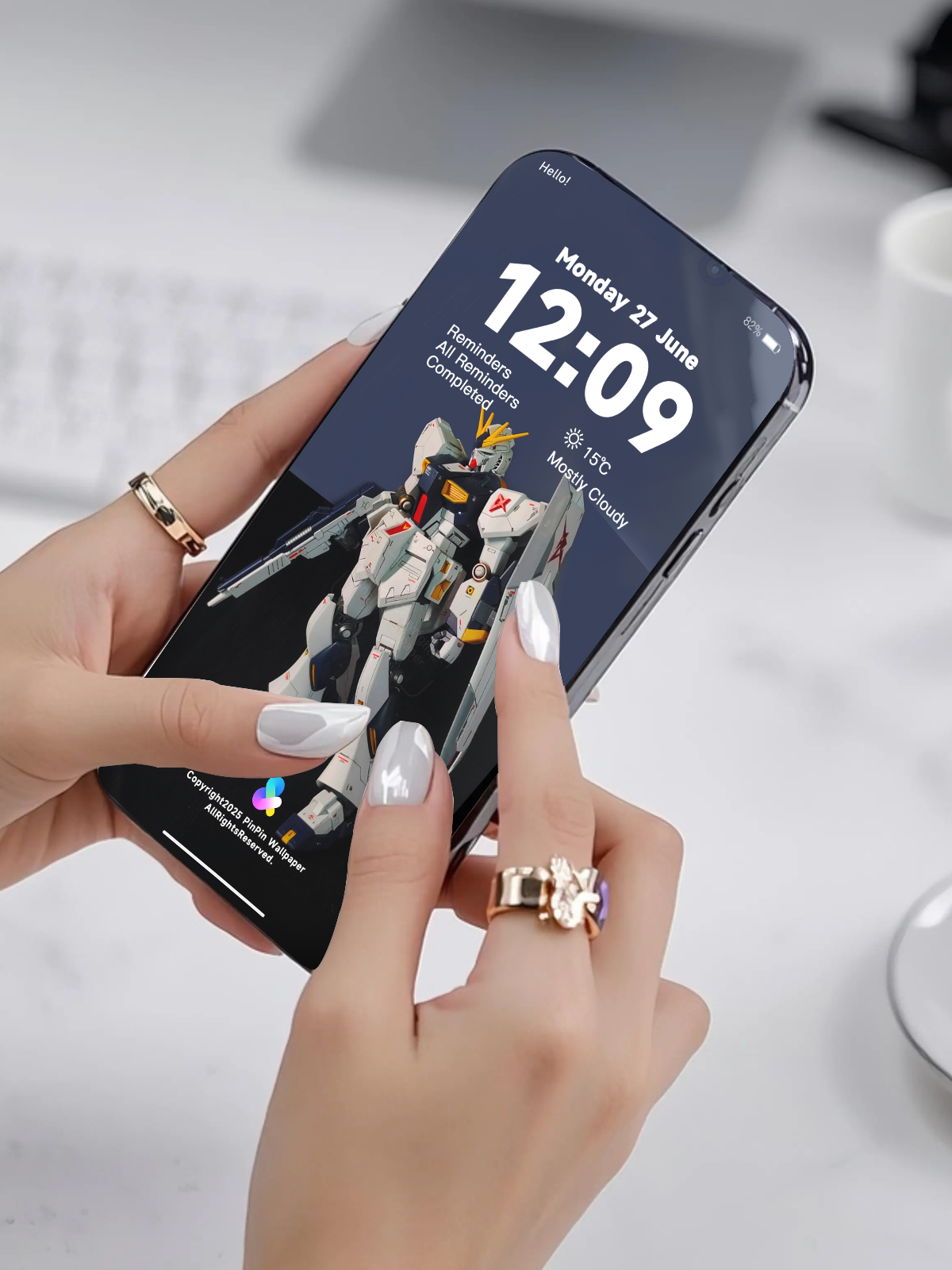 4K HD 壁紙の背景 - iPhone および Android 向け Black Universe Series20