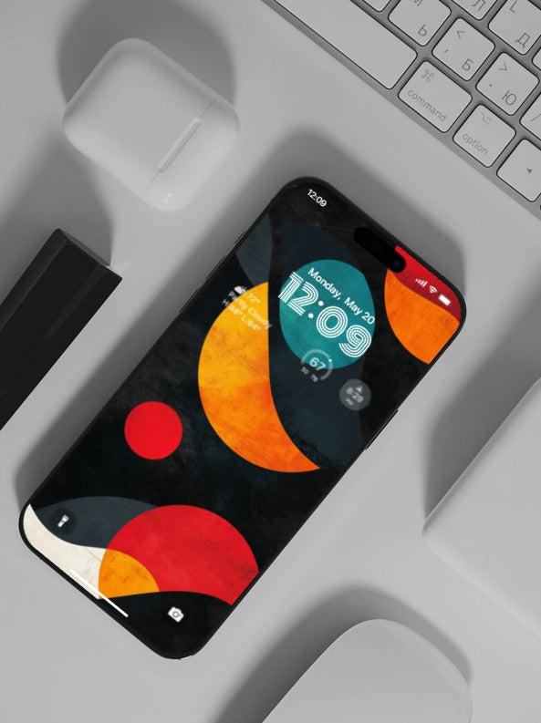 4K HD 壁紙の背景 - iPhone および Android 向け Black Universe Series20