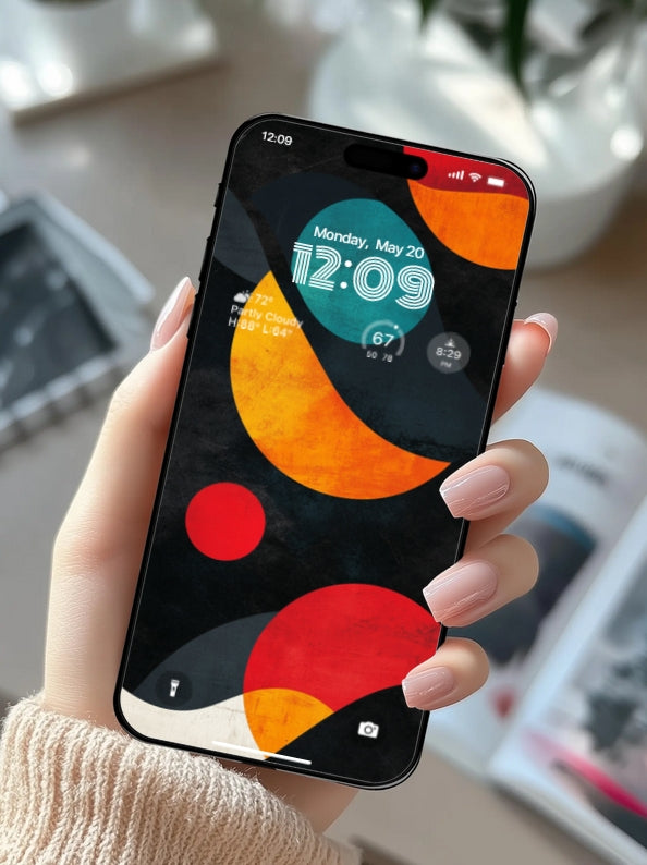 4K HD 壁紙の背景 - iPhone および Android 向け Black Universe Series20