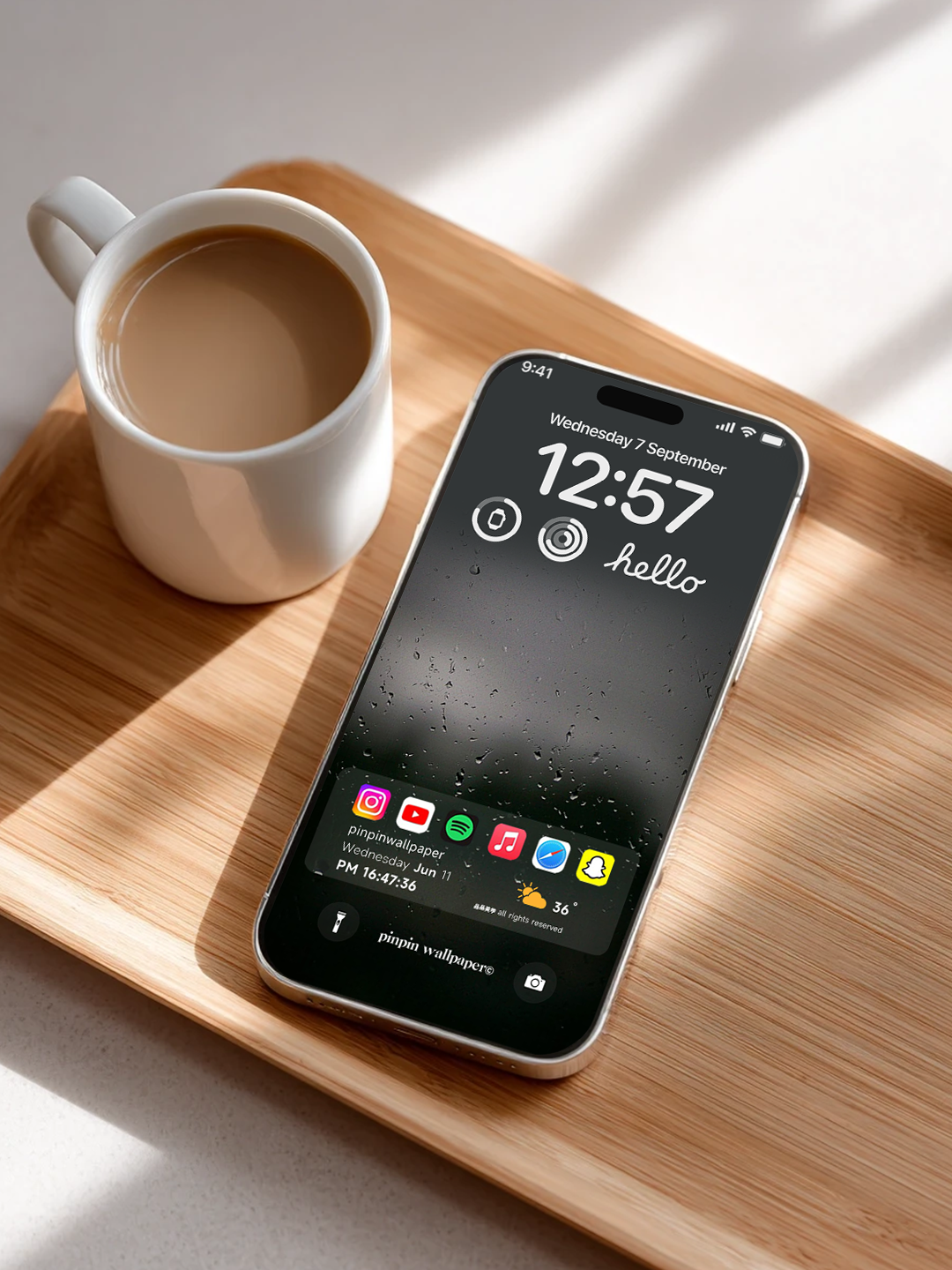 4K HD 壁紙の背景 - iPhone および Android 向け Black Universe Series20