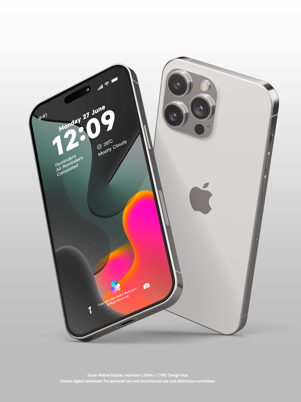 4K HD 壁紙の背景 - iPhone および Android 向け Black Universe Series20