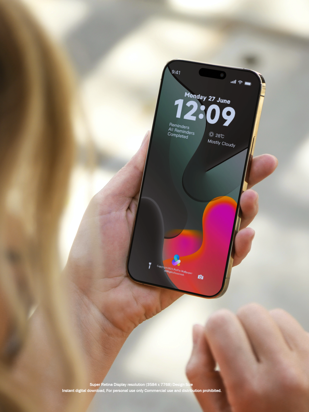 4K HD 壁紙の背景 - iPhone および Android 向け Black Universe Series20