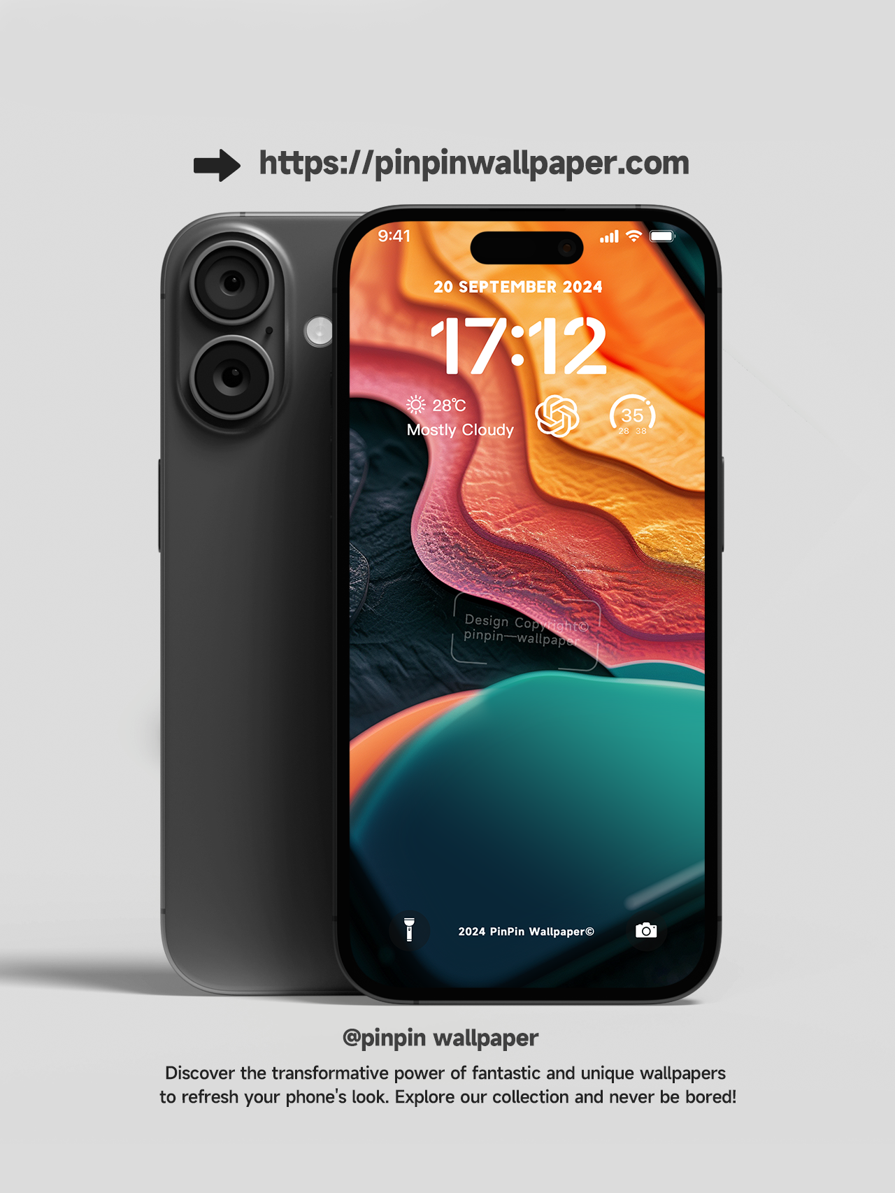 4K HD 壁紙の背景 - iPhone および Android 向け Black Universe Series20