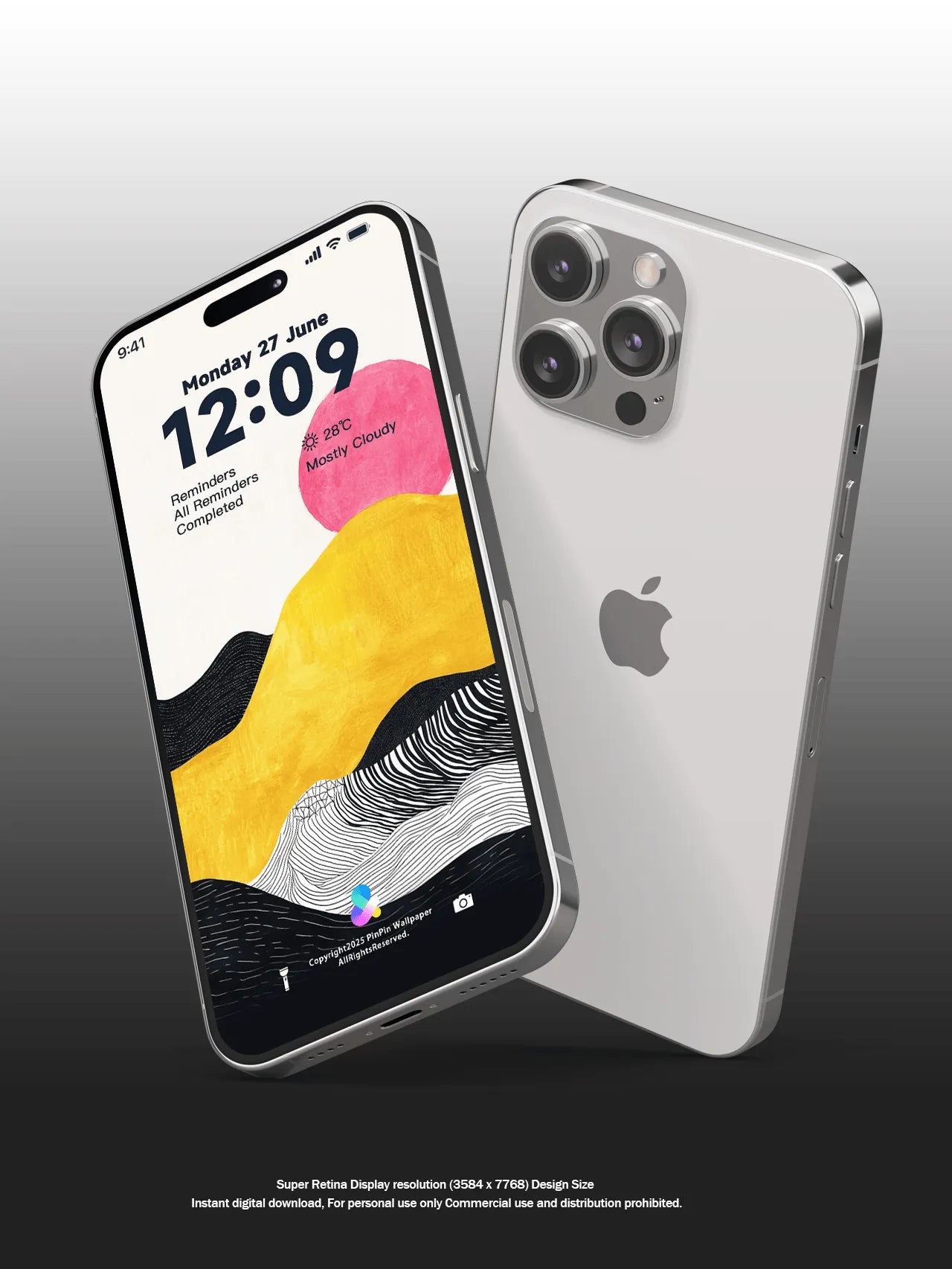 4K HD 壁紙の背景 - iPhone および Android 向け Black Universe Series20