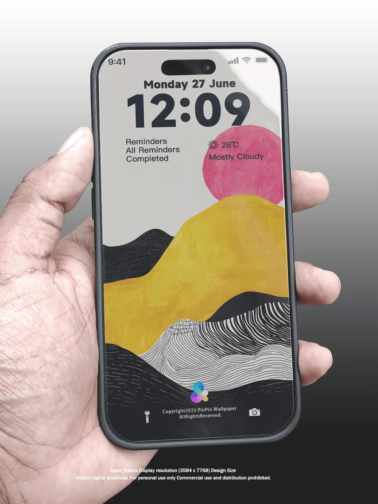 4K HD 壁紙の背景 - iPhone および Android 向け Black Universe Series20