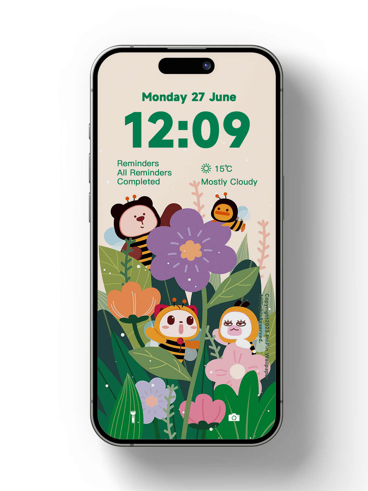 iPhone と Android 向け 4K HD 壁紙の背景 - 2024 年春