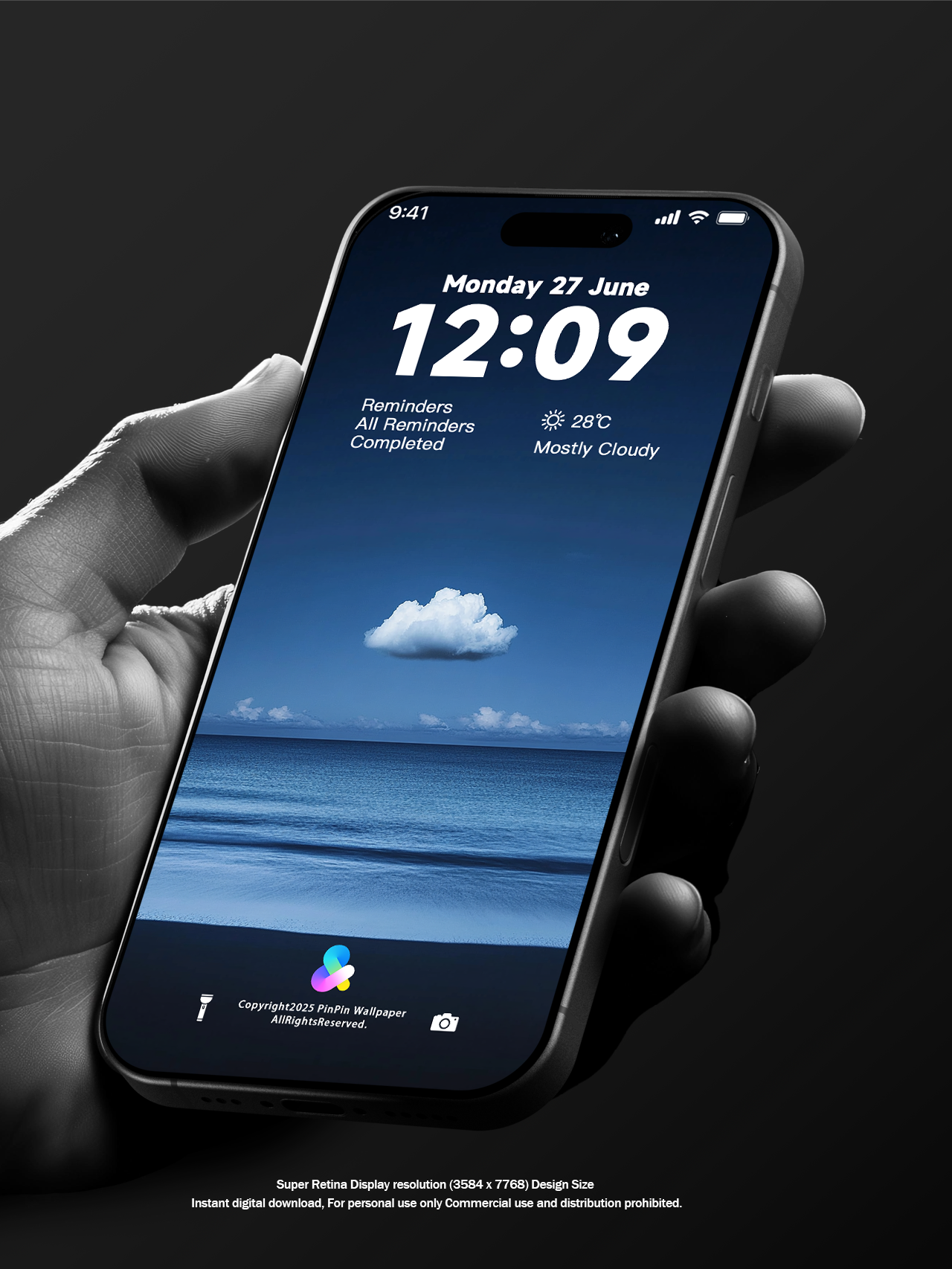 4K HD 壁紙の背景 - iPhone および Android 向け Black Universe Series20