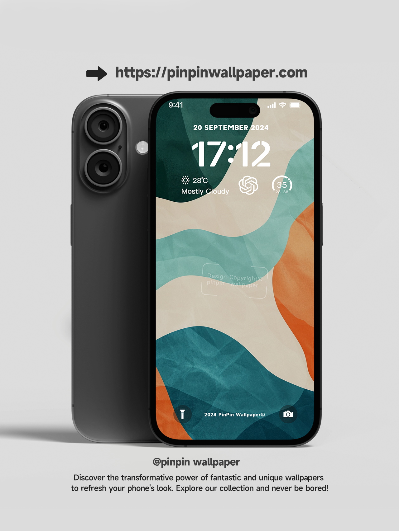 4K HD 壁紙の背景 - iPhone および Android 向け Black Universe Series20