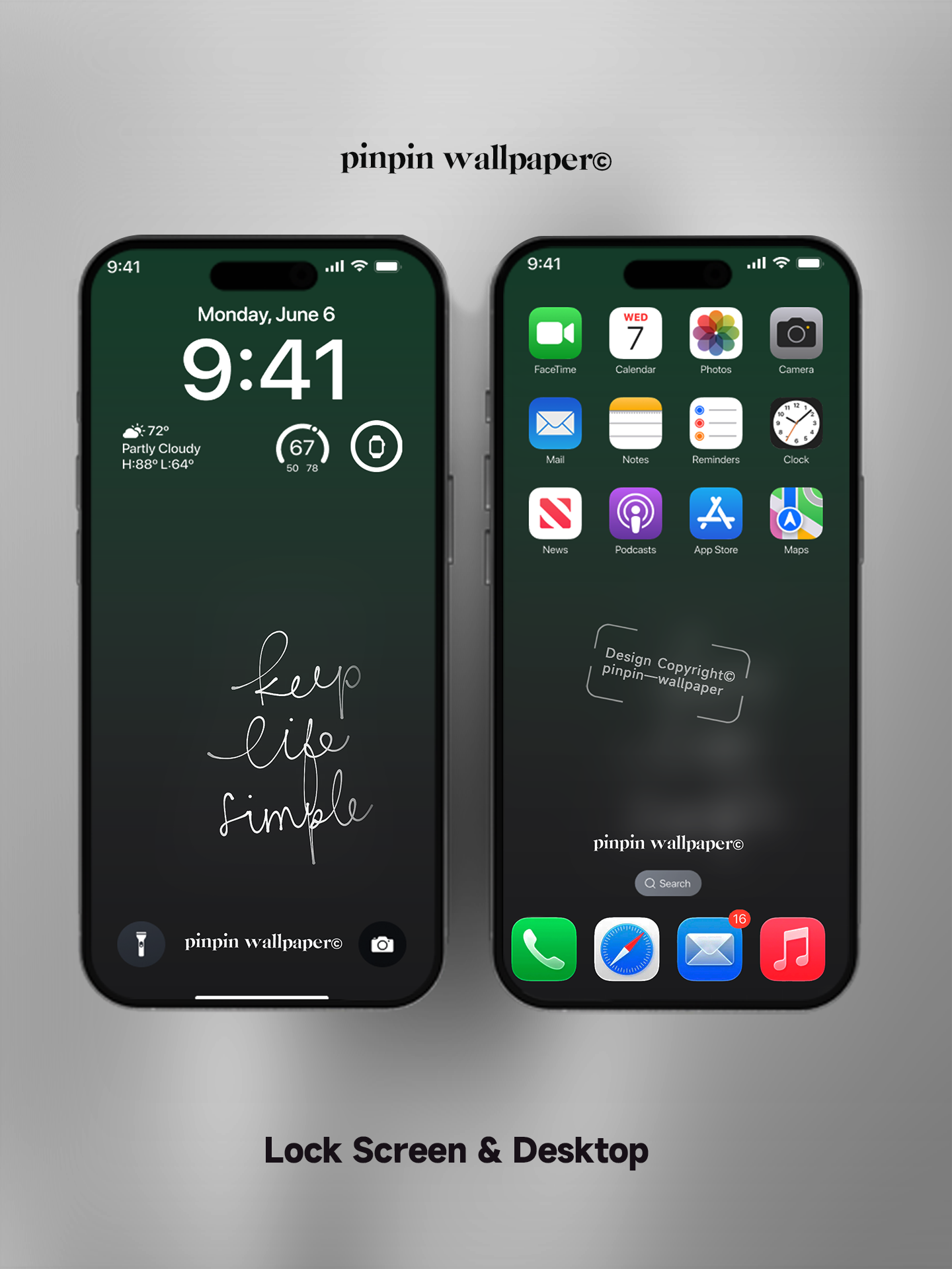 4K HD Phone Wallpaper Background - NO.5824 Minimalist Gradient Style wallpapers for iPhone and Android