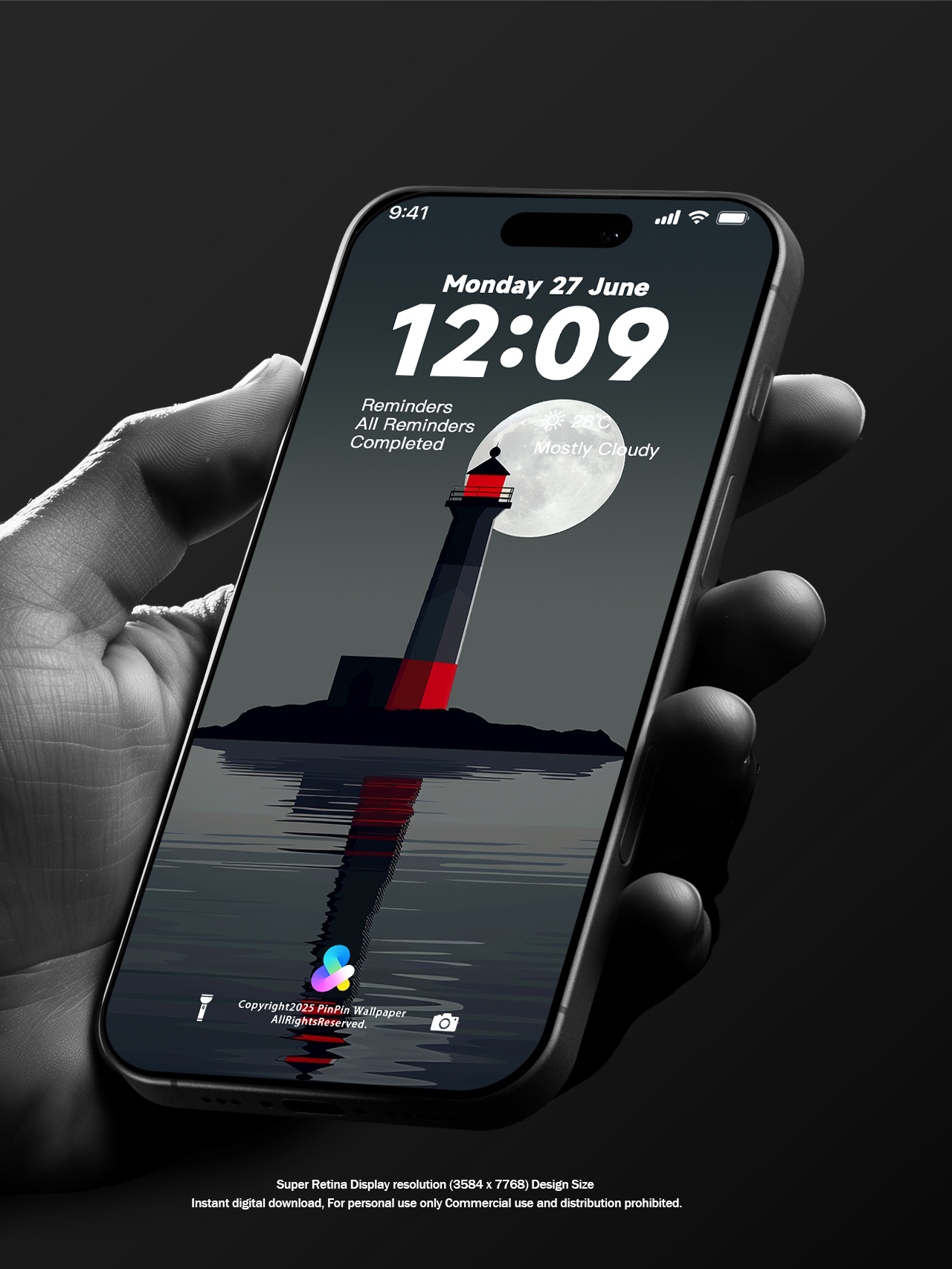 4K HD 壁紙の背景 - iPhone および Android 向け Black Universe Series20