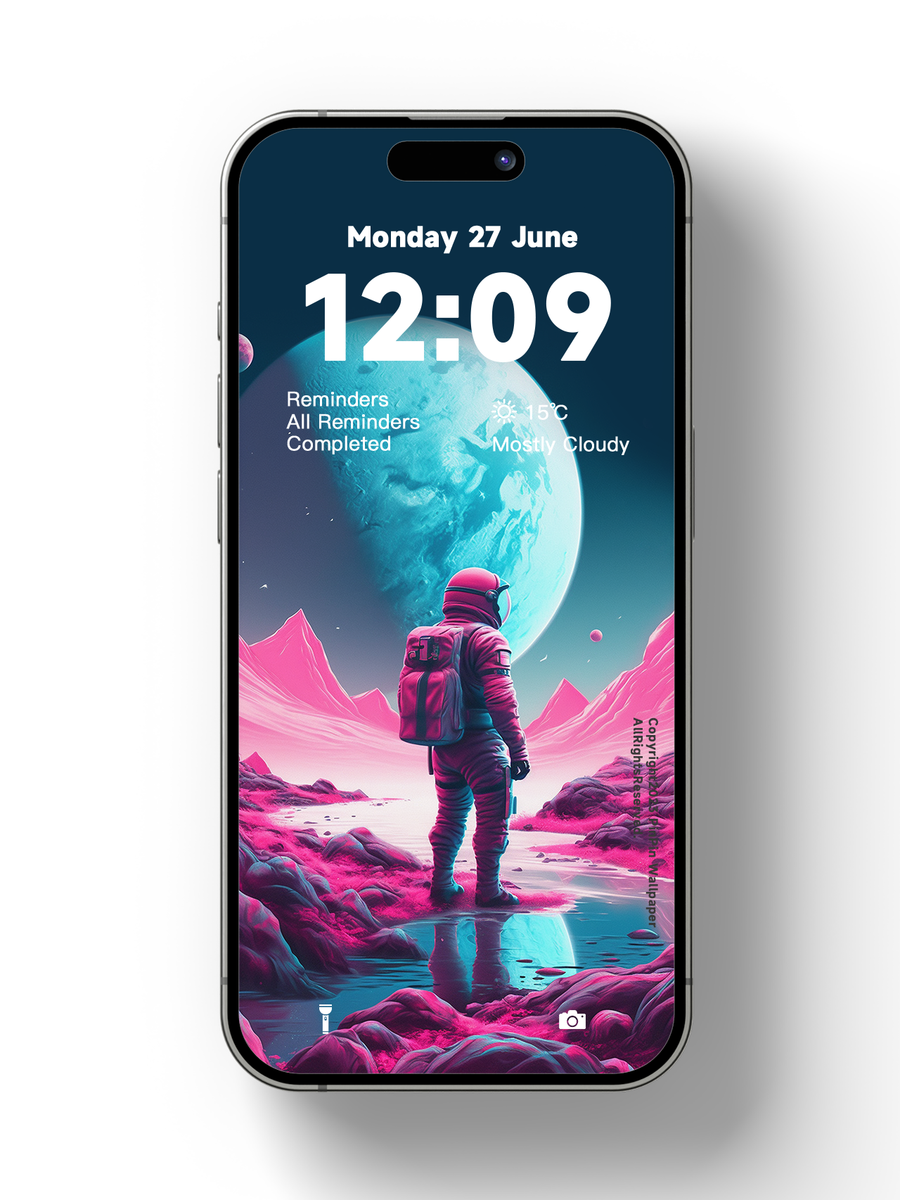 4K HD 壁紙の背景 - iPhone と Android 向けの宇宙と宇宙飛行士