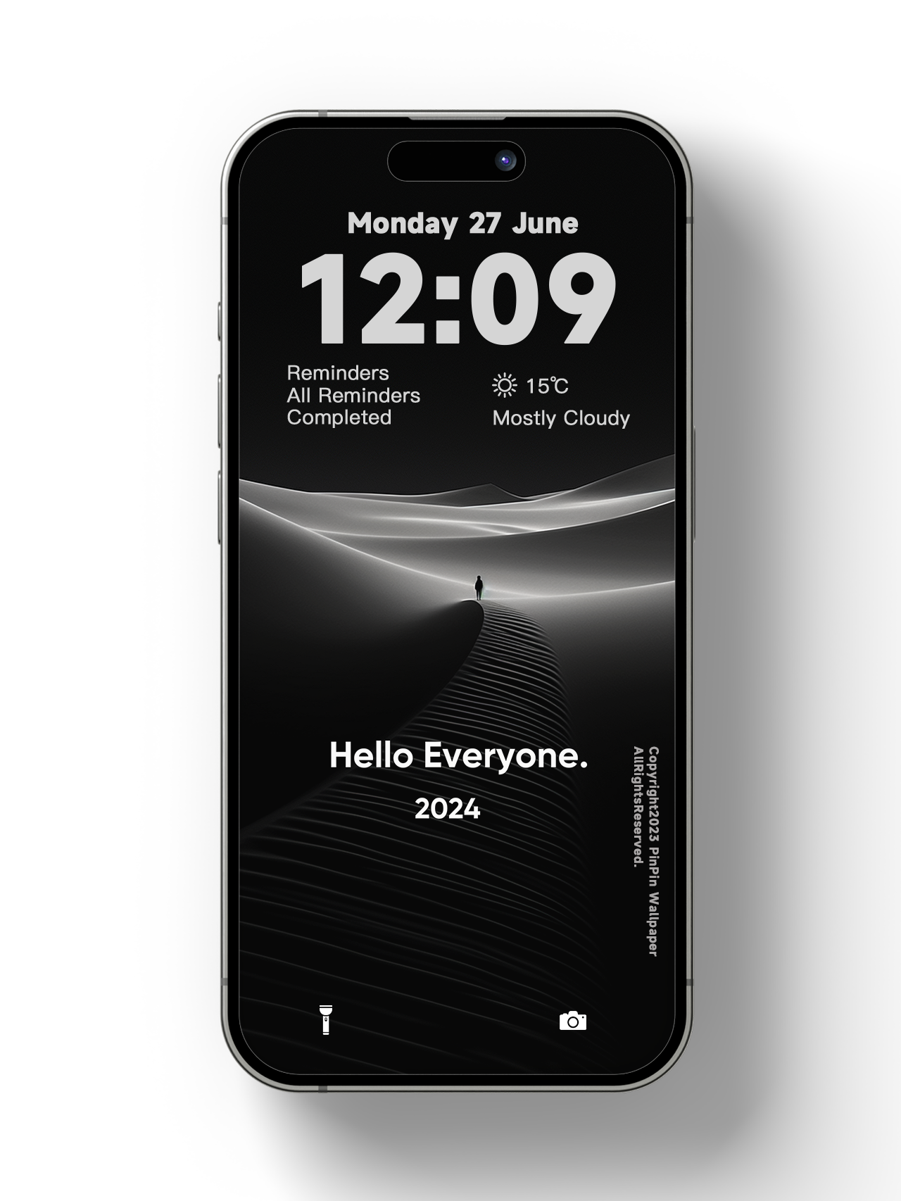 4K HD 壁紙の背景 - iPhone と Android 向けの Hello Everyone 2024