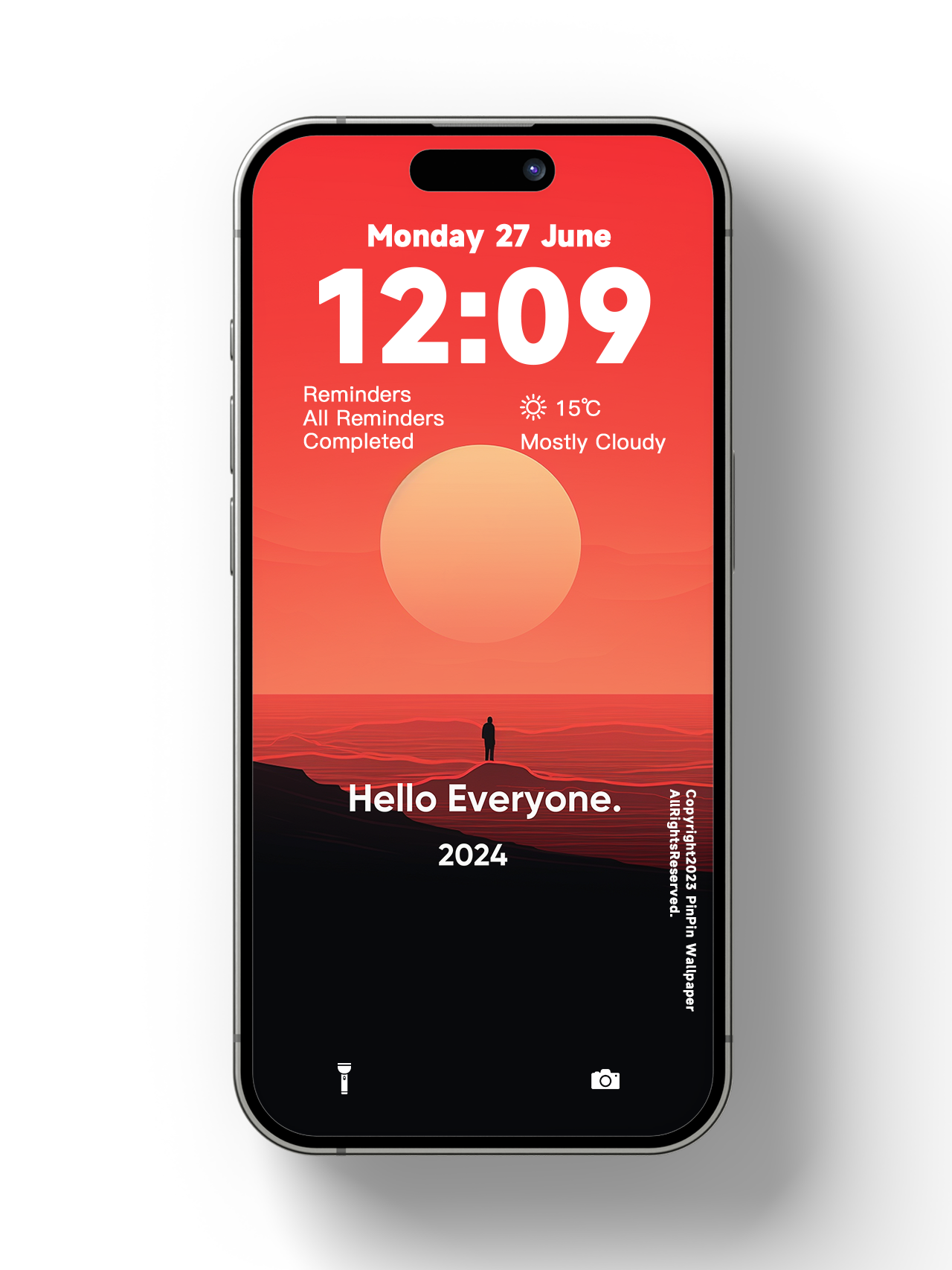 4K HD 壁紙の背景 - iPhone と Android 向けの Hello Everyone 2024