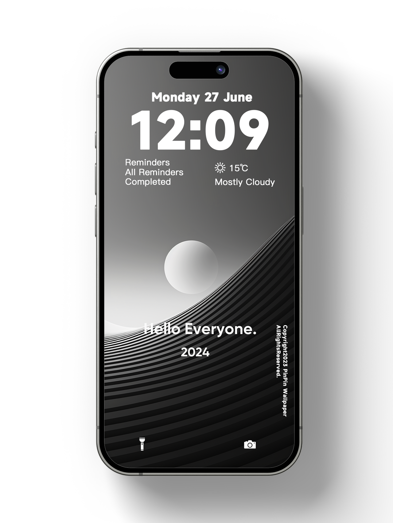 4K HD 壁紙の背景 - iPhone と Android 向けの Hello Everyone 2024