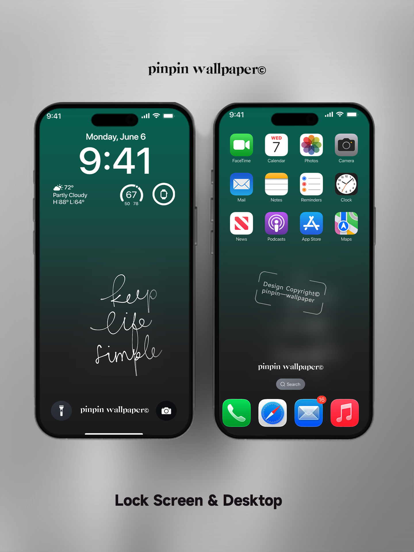 4K HD Phone Wallpaper Background - NO.5825 Minimalist Gradient Style wallpapers for iPhone and Android