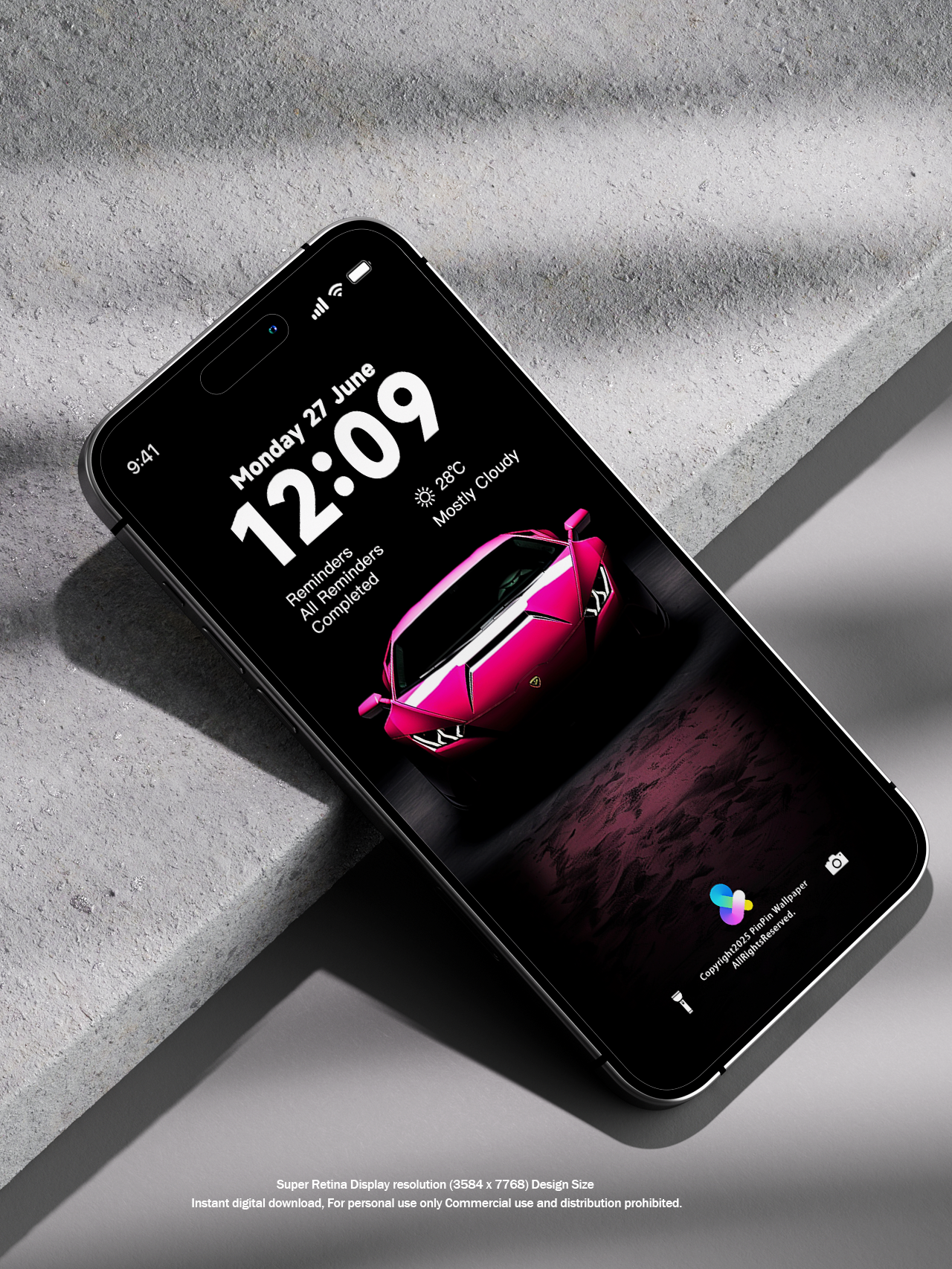 4K HD 壁紙の背景 - iPhone および Android 向け Black Universe Series20