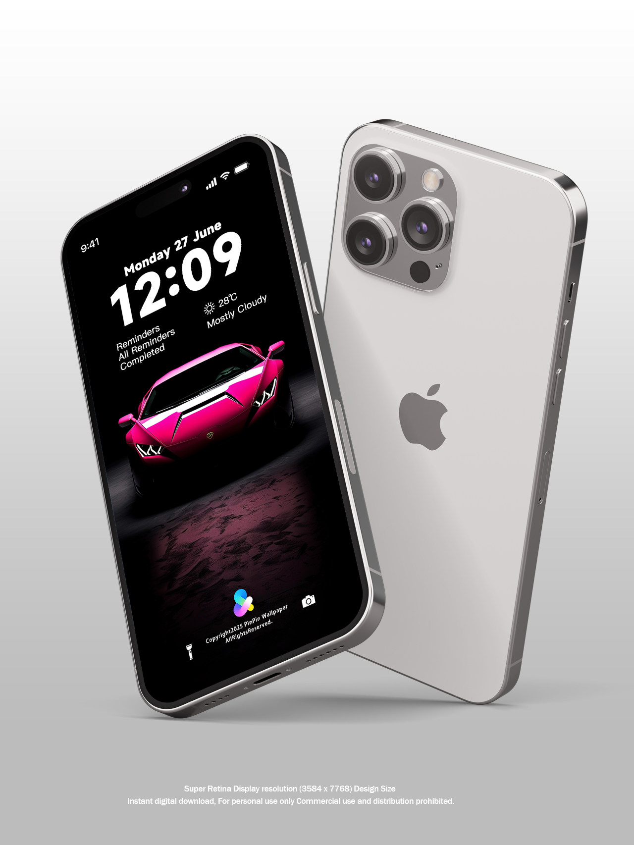 4K HD 壁紙の背景 - iPhone および Android 向け Black Universe Series20