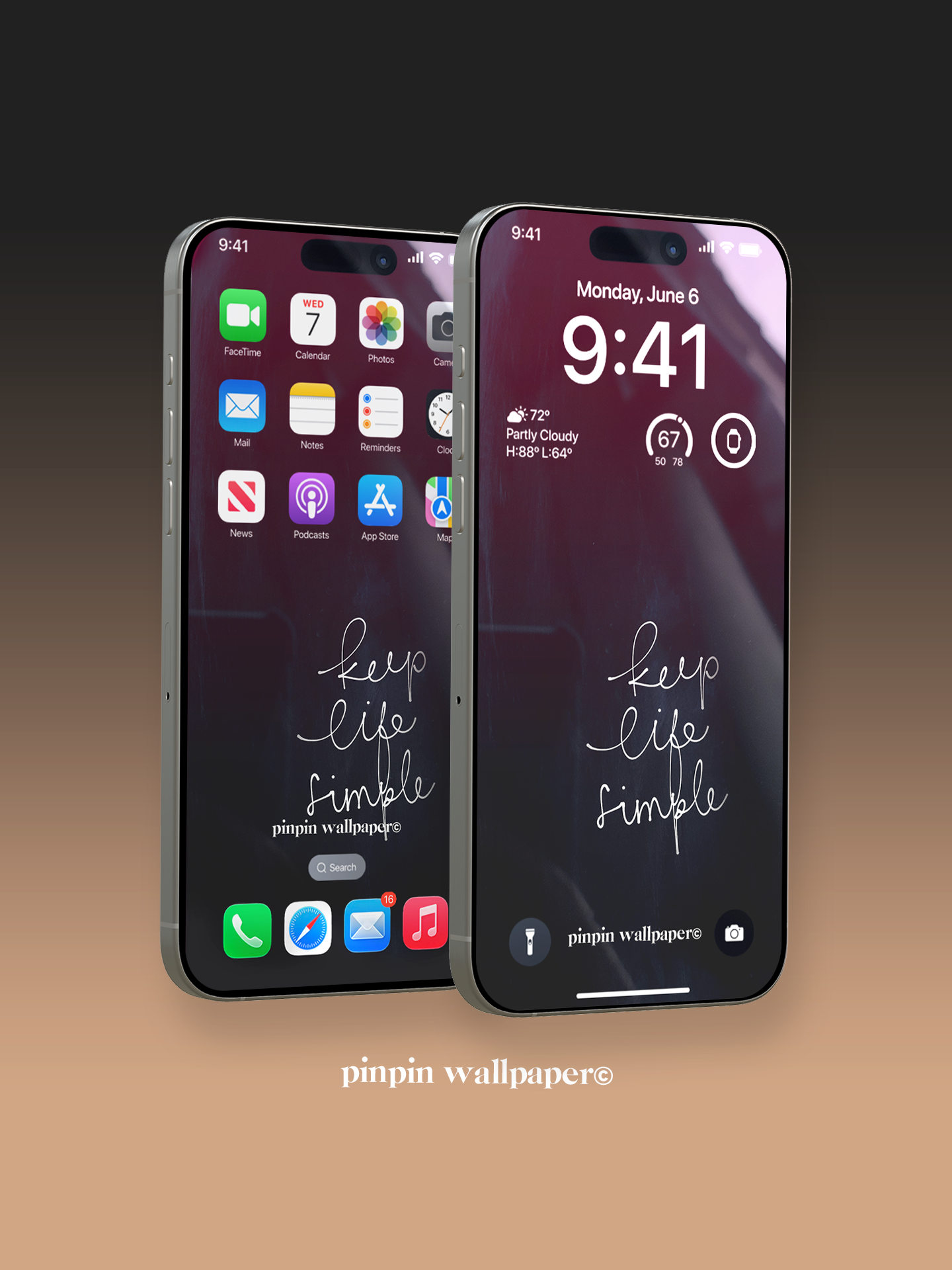 4K HD 壁紙の背景 - iPhone および Android 向け Black Universe Series20
