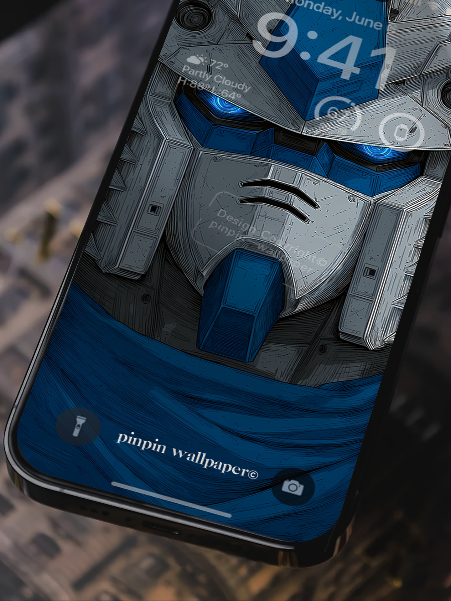4K HD Phone Wallpaper Background -Gundam RX Classic Anime Wallpapers for iPhone and Android