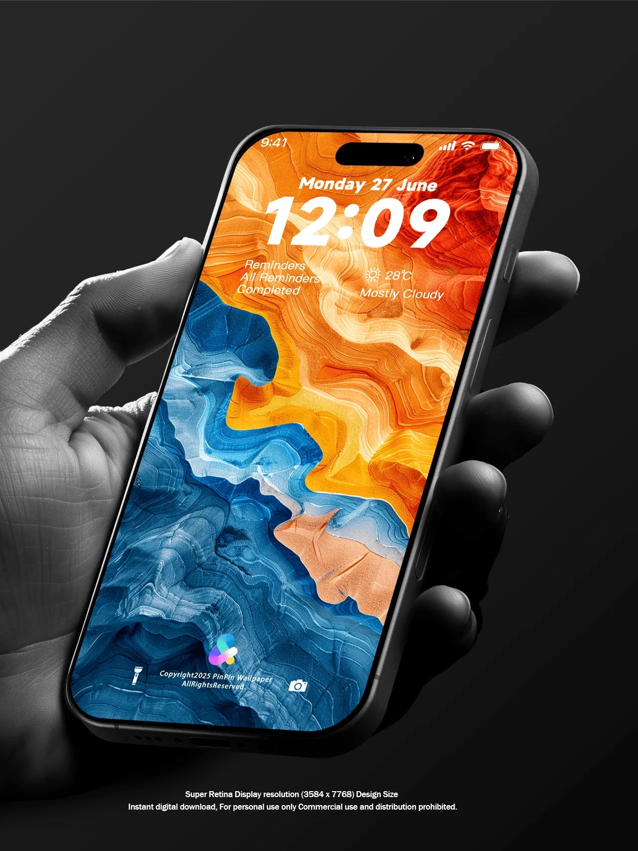 4K HD 壁紙の背景 - iPhone および Android 向け Black Universe Series20