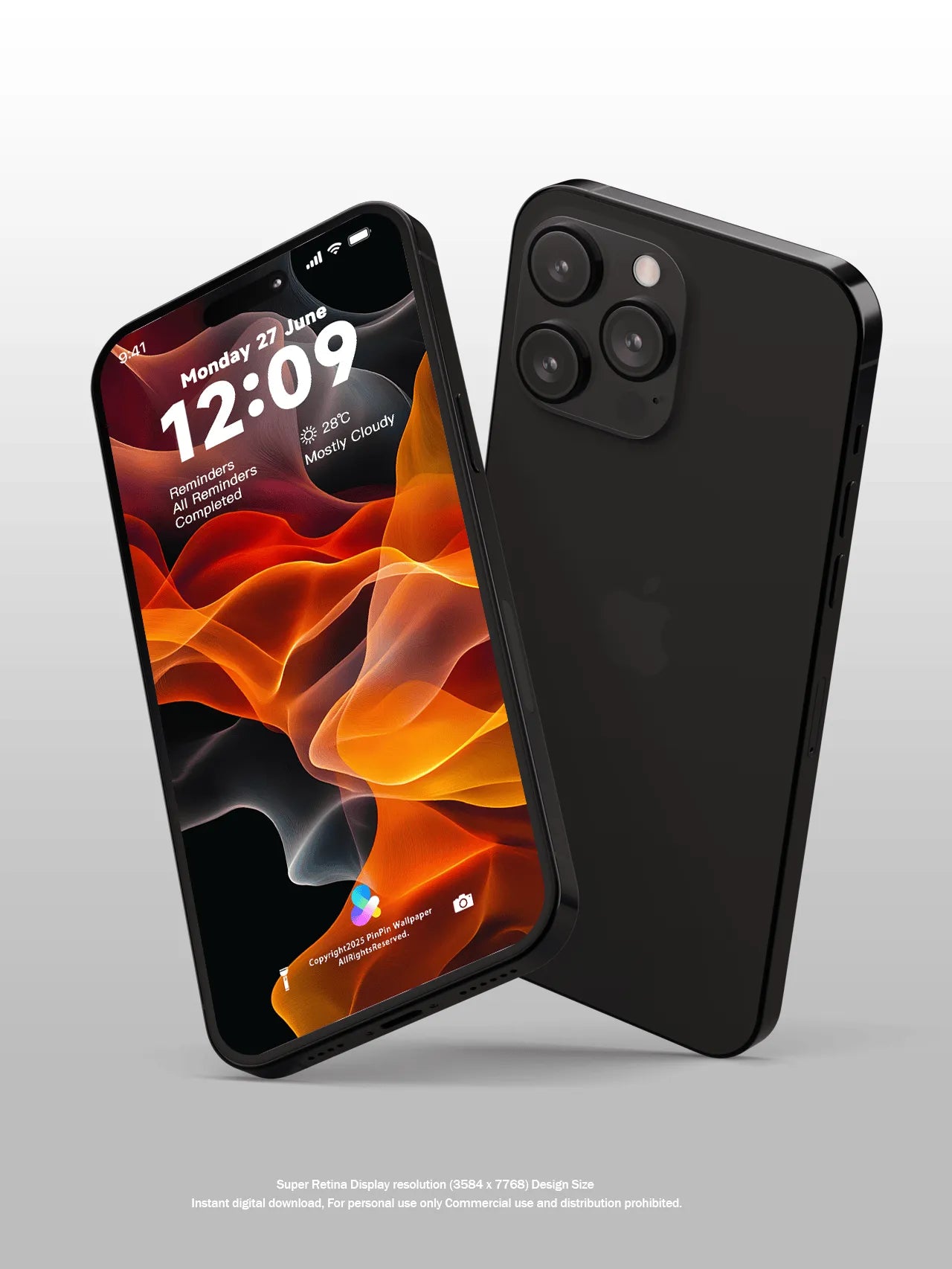 4K HD 壁紙の背景 - iPhone および Android 向け Black Universe Series20