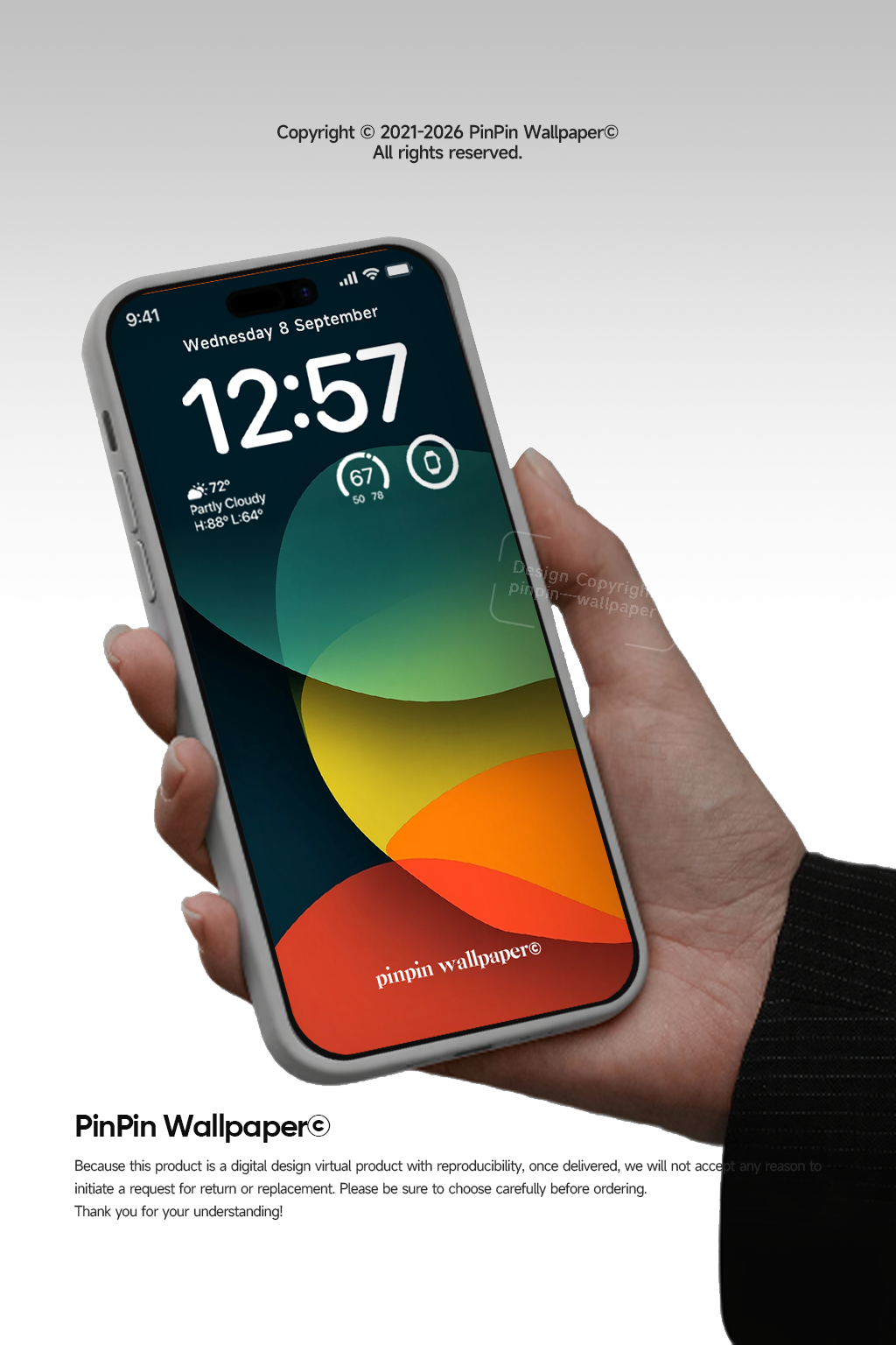 4K HD Apple デバイスの壁紙 背景デザイン 5 パック