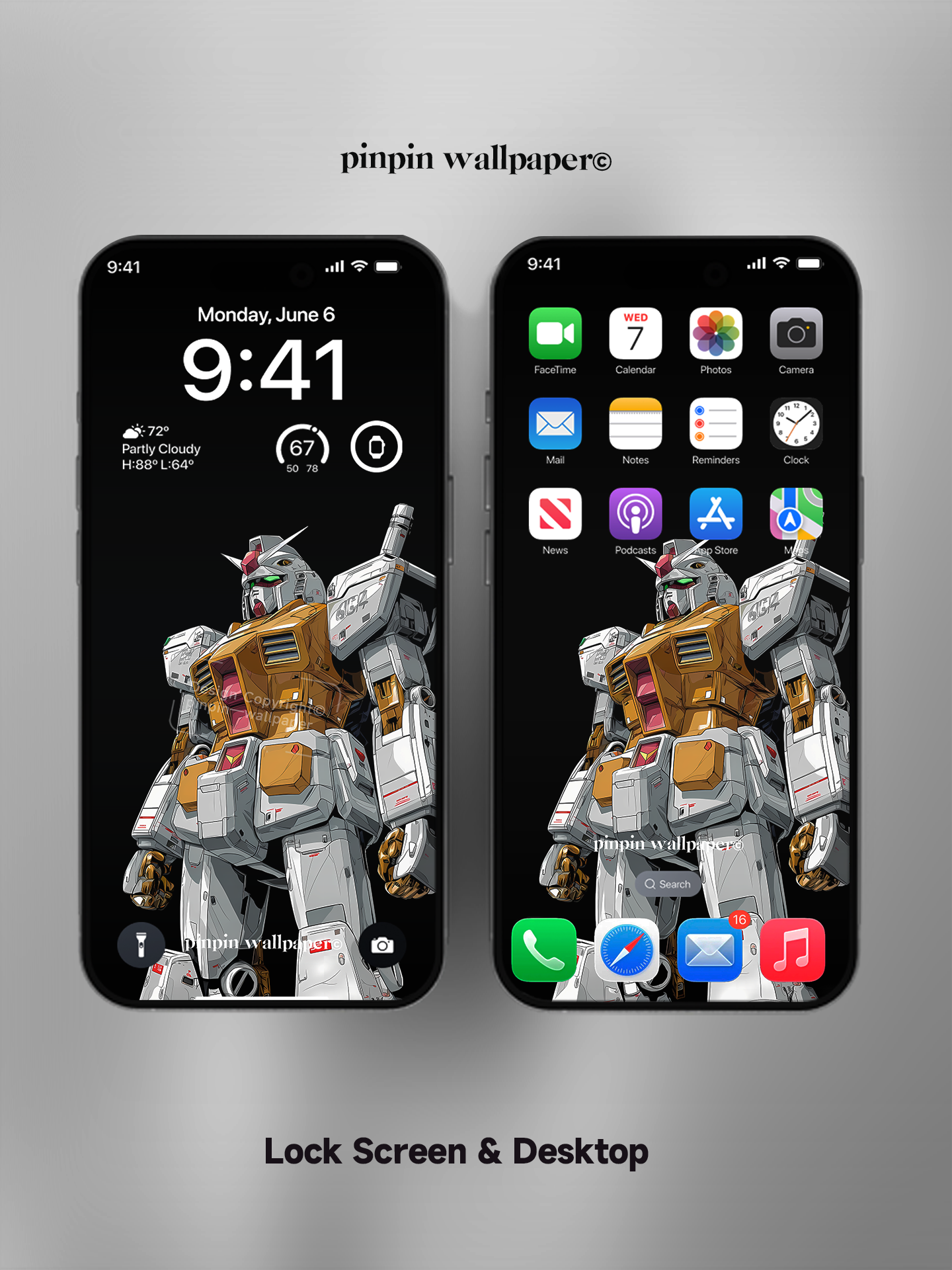 4K HD Phone Wallpaper Background -Gundam RX Classic Anime Wallpapers for iPhone and Android