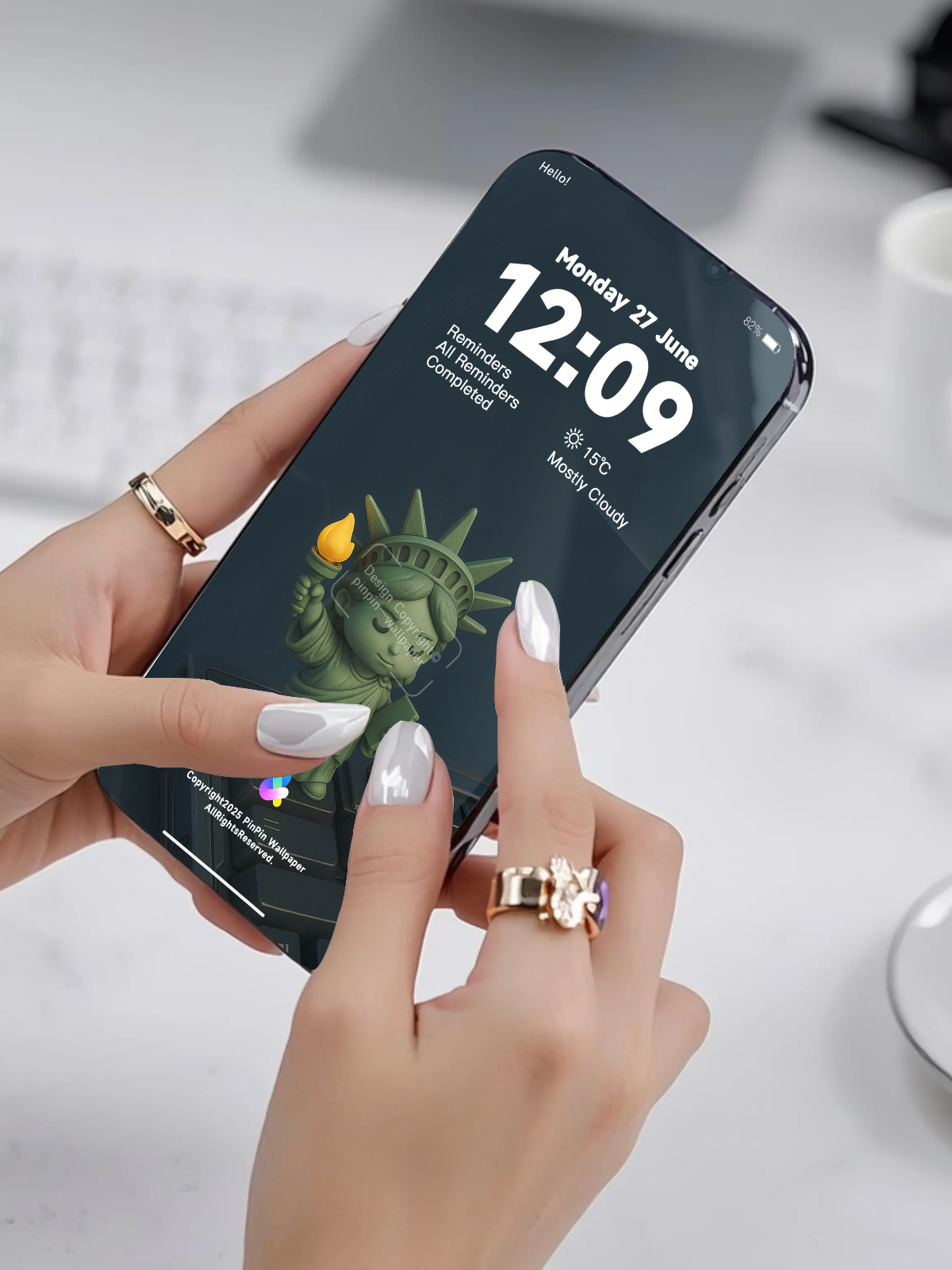 4K HD 壁紙の背景 - iPhone および Android 向け Black Universe Series20