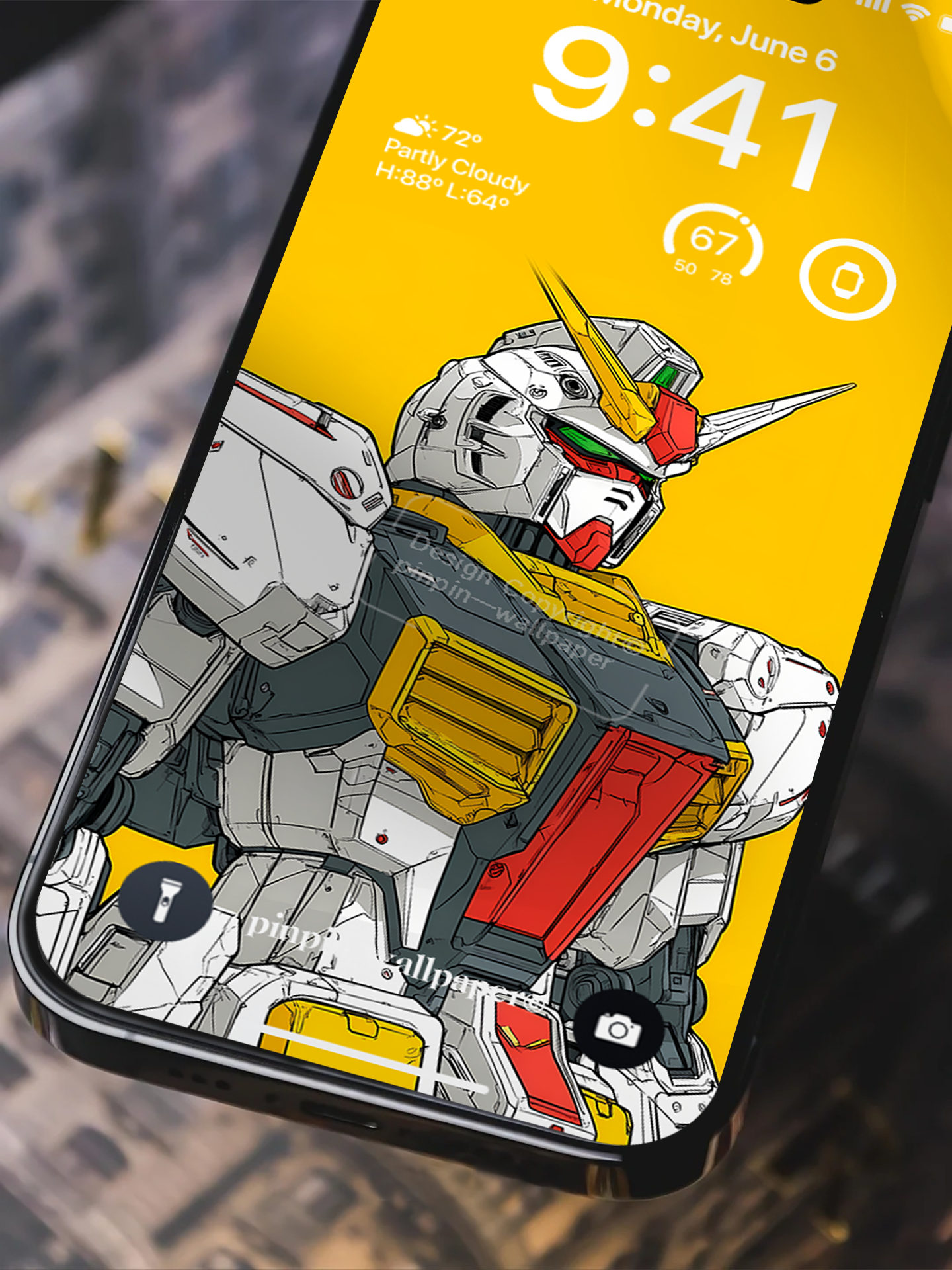 4K HD Phone Wallpaper Background -Gundam RX Classic Anime Wallpapers for iPhone and Android