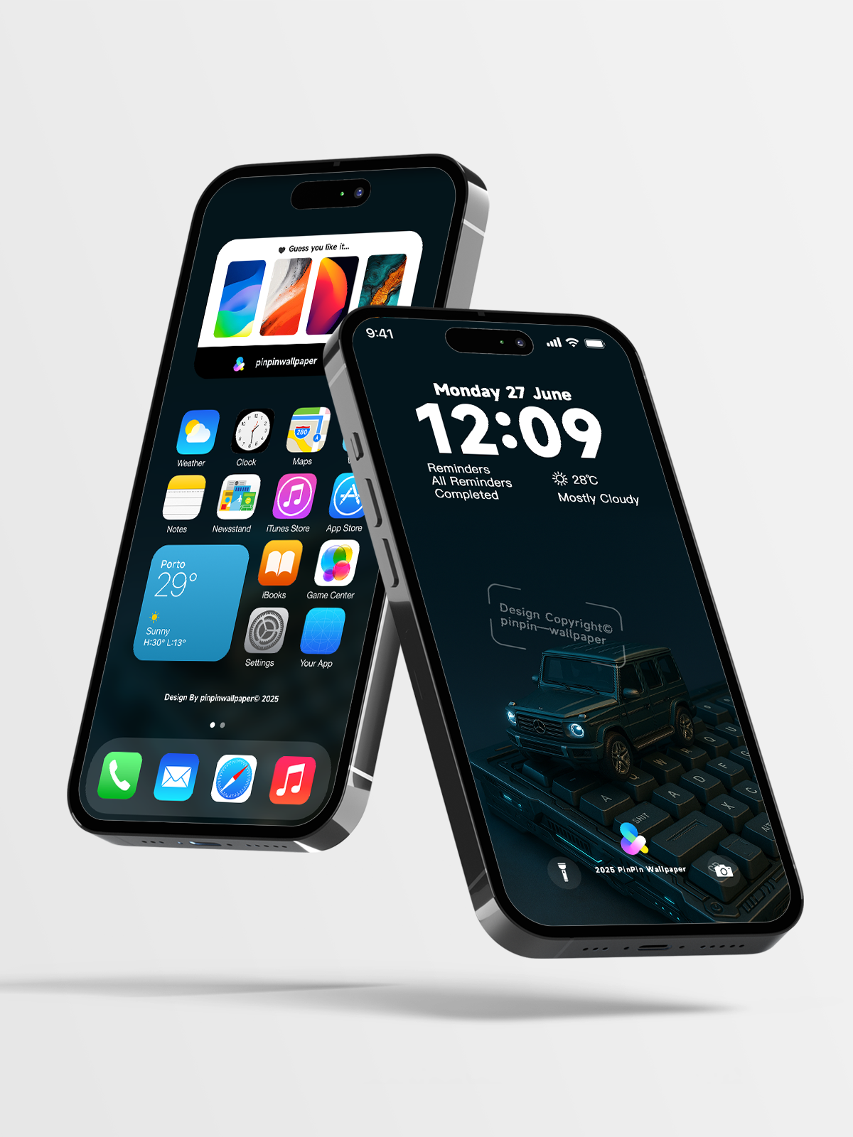 4K HD 壁紙の背景 - iPhone および Android 向け Black Universe Series20