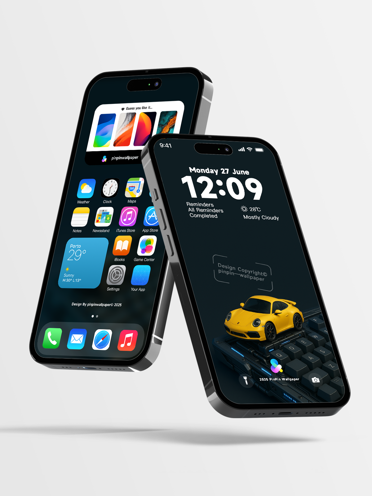 4K HD 壁紙の背景 - iPhone および Android 向け Black Universe Series20